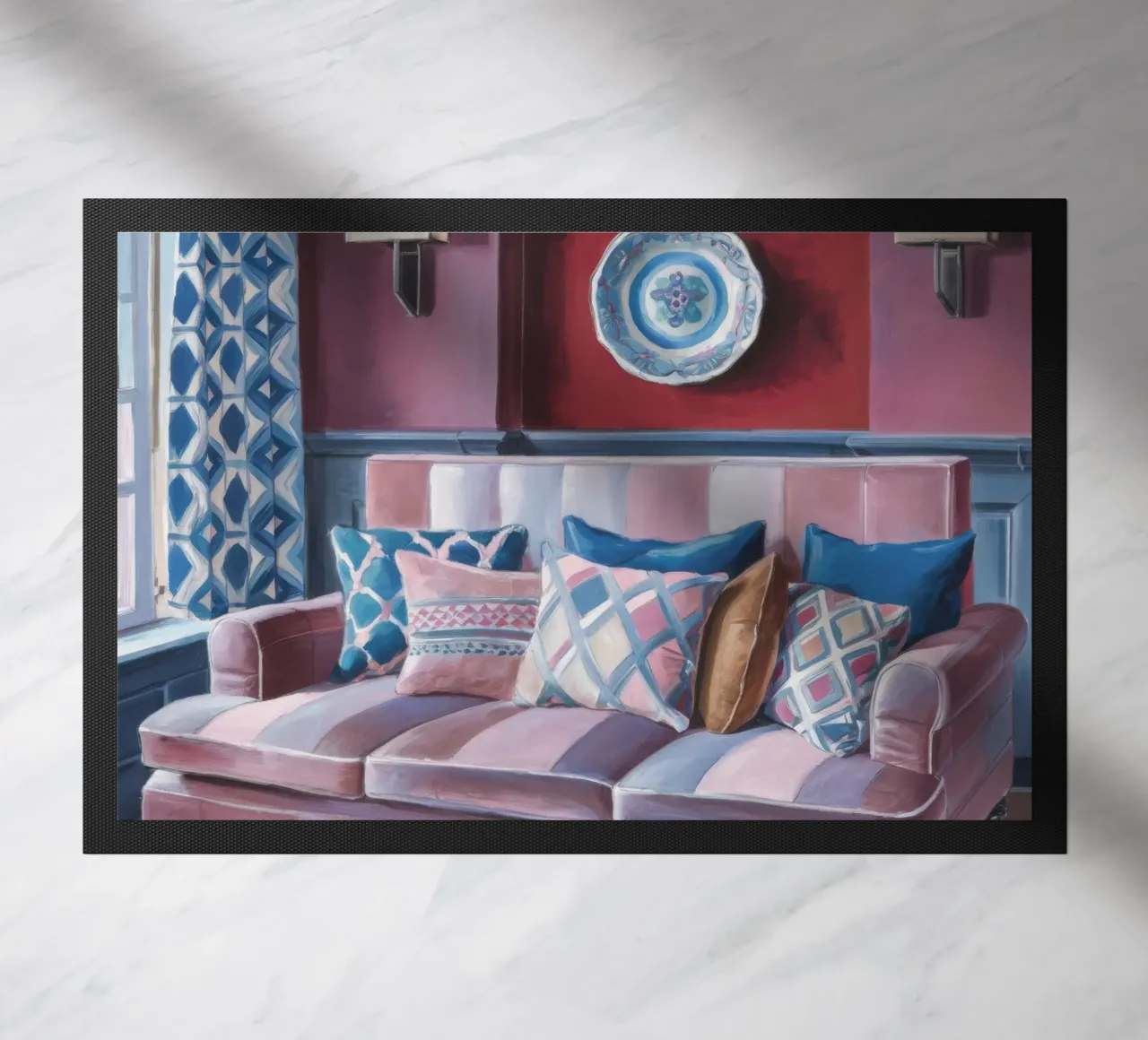 Divano in velluto Serenity zerbino da Pan Denim