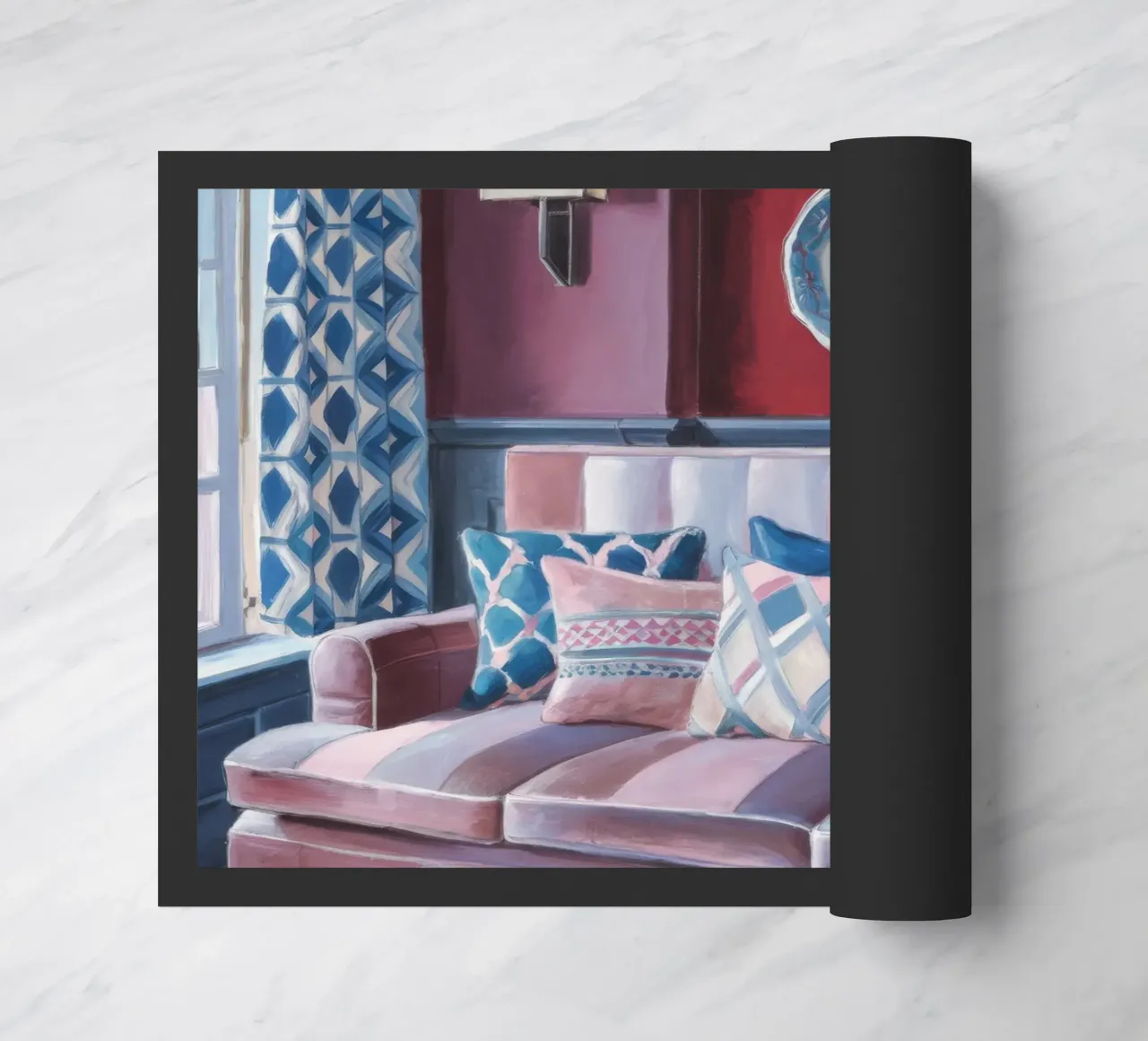 Divano in velluto Serenity zerbino da Pan Denim