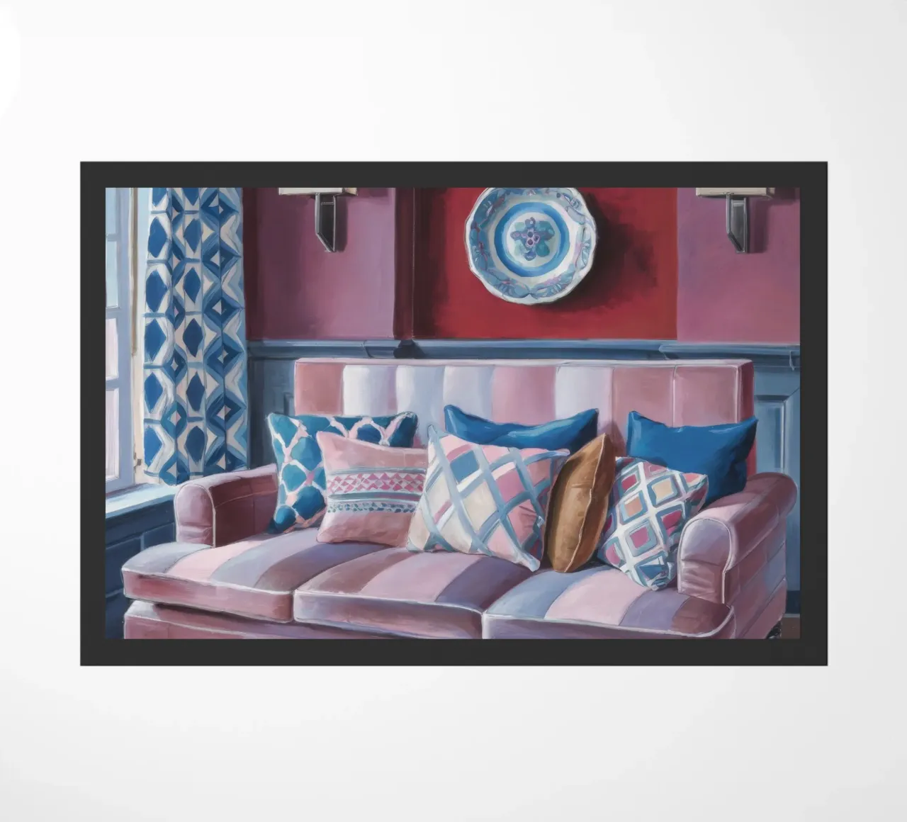 Divano in velluto Serenity zerbino da Pan Denim