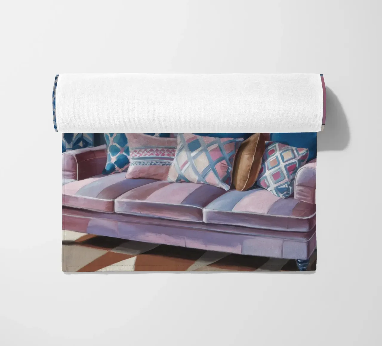 Divano in velluto Serenity telo mare da Pan Denim