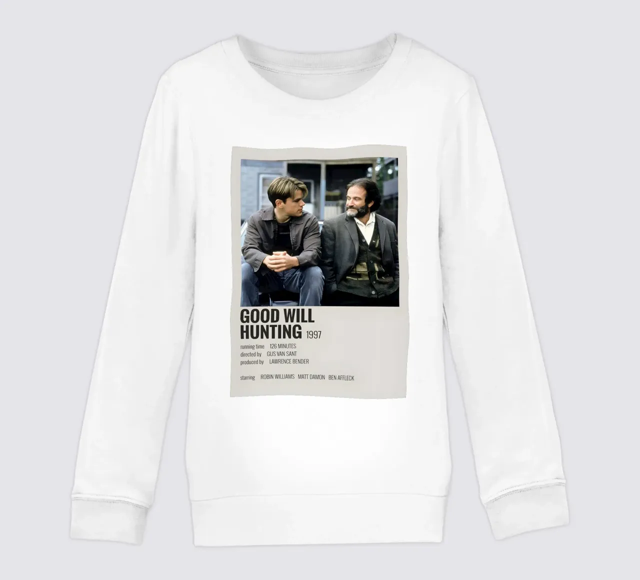 GOOD WILL HUNTING 1997 kids sweatshirt by MVFminimalist