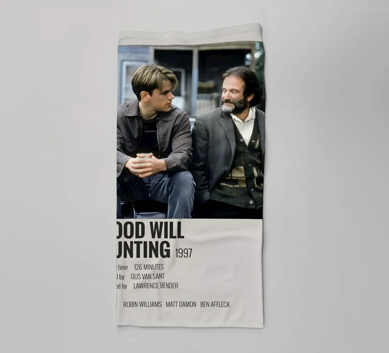 GOOD WILL HUNTING 1997 asciugamano da bagno da MVFminimalist