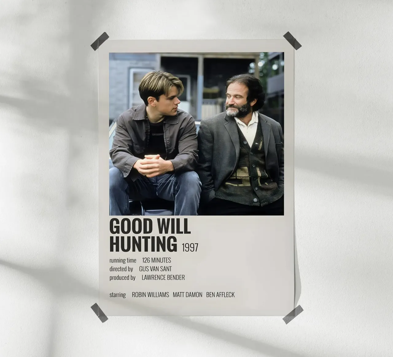 GOOD WILL HUNTING 1997 hahnemühle by MVFminimalist