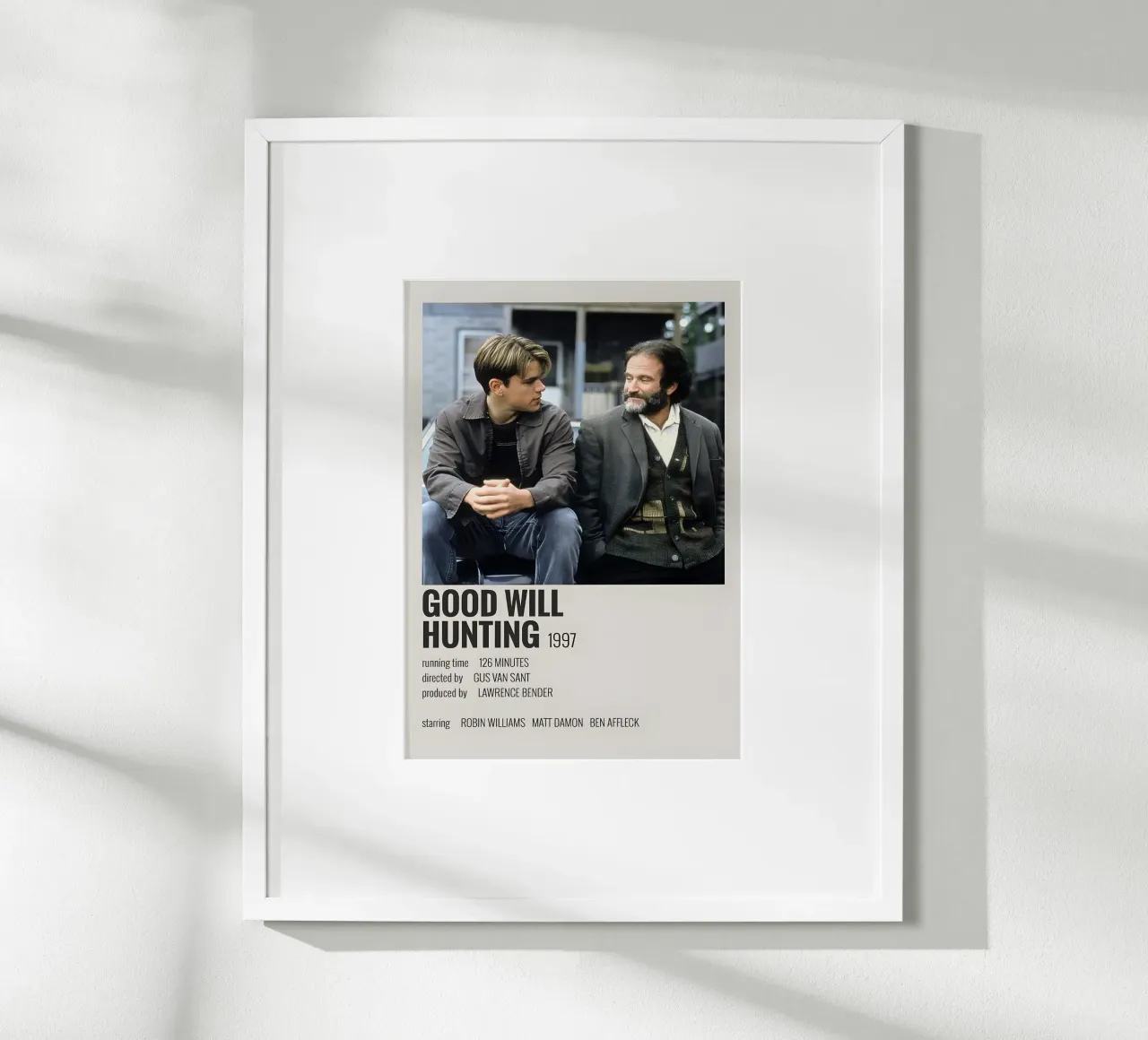 GOOD WILL HUNTING 1997 hahnemühle by MVFminimalist