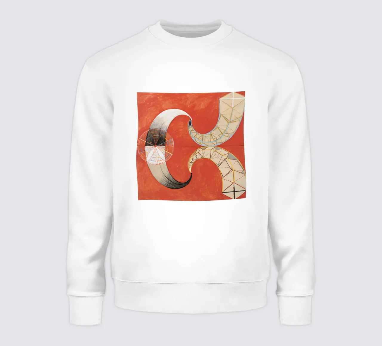 Hilma Af Klint De Zwaan Nr. 9 sweatshirt van Ceryspool