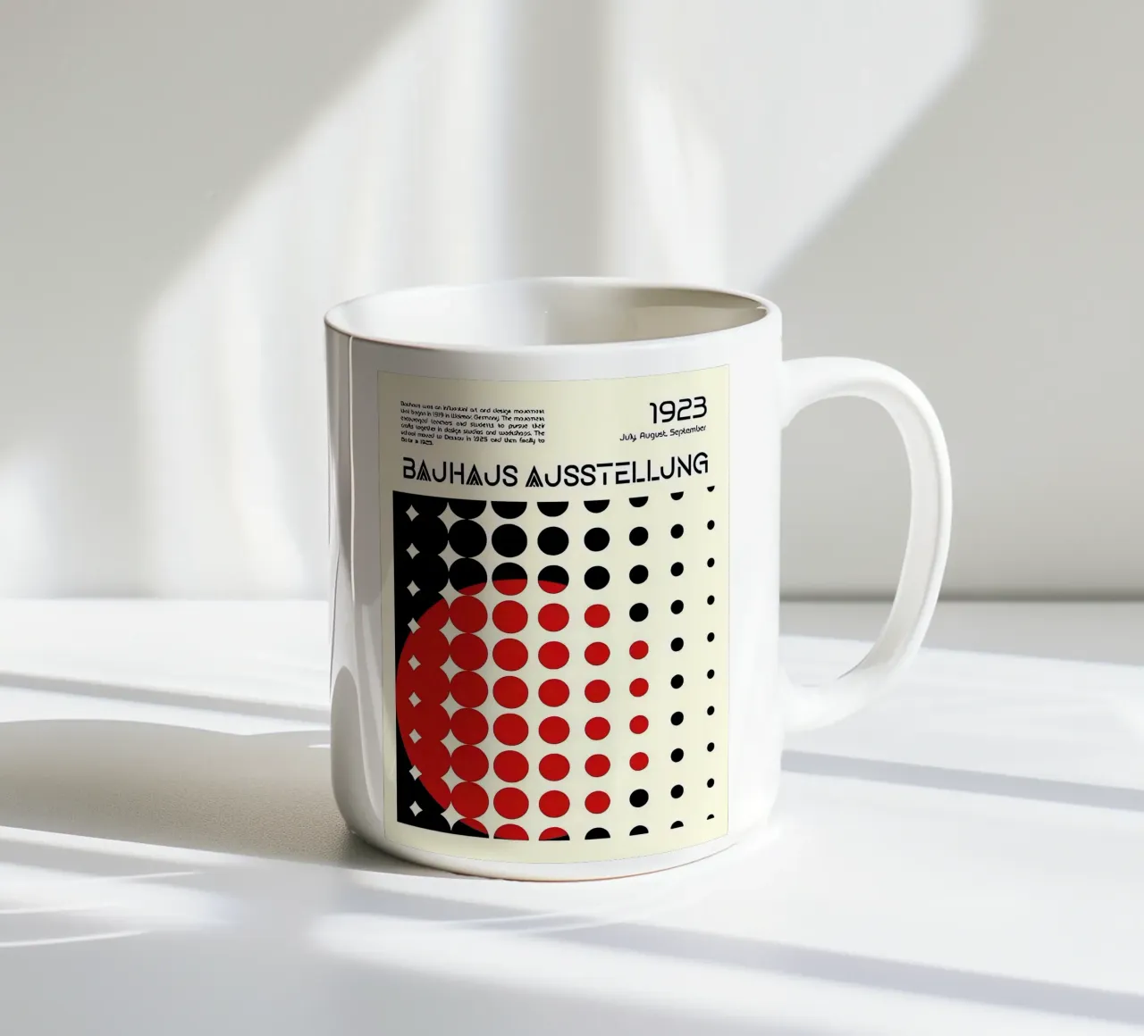 Bauhaus tazza in ceramica da Brooke