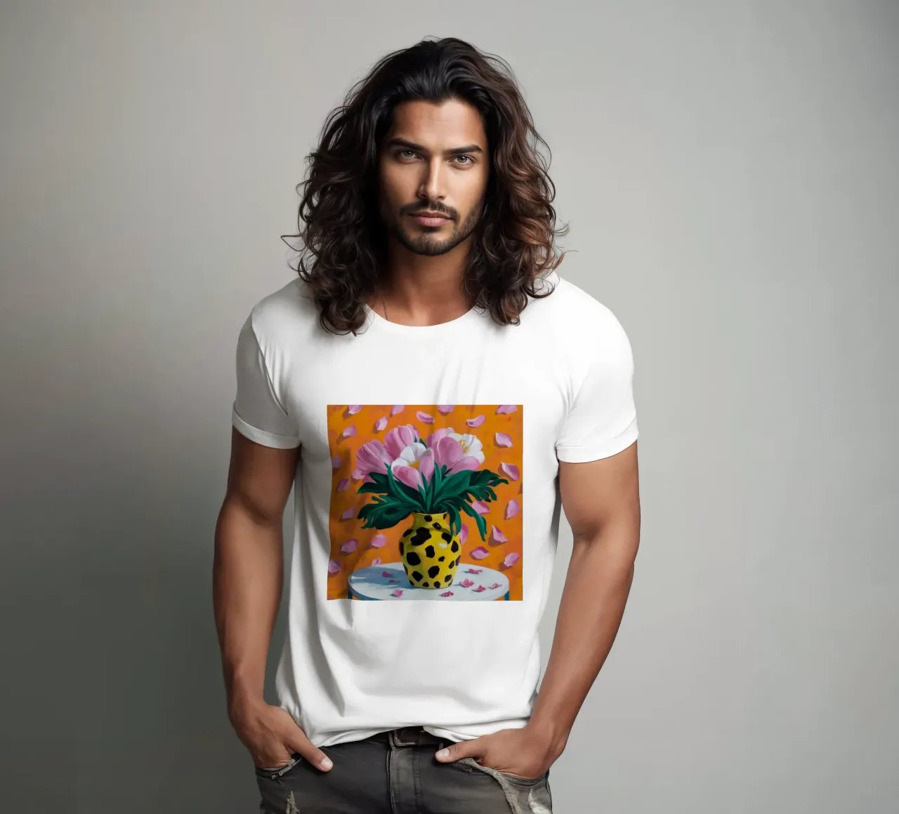 Sogno di tulipani maculati t-shirt da Fable Tempa
