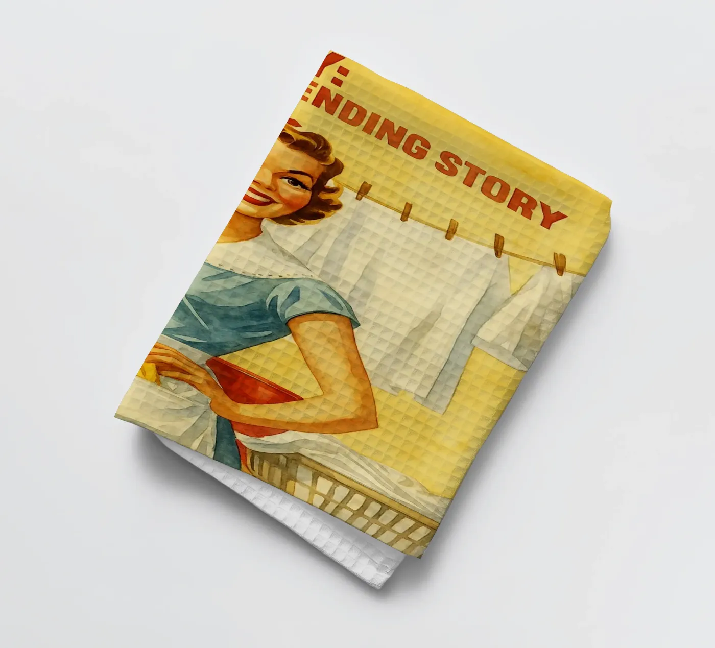 women funny quotes laundry never ends Geschirrtuch von pakazi