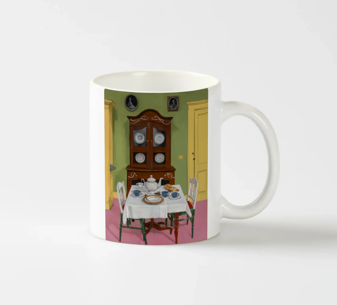 Antico banchetto per la conigliera tazza in ceramica da Pan Denim