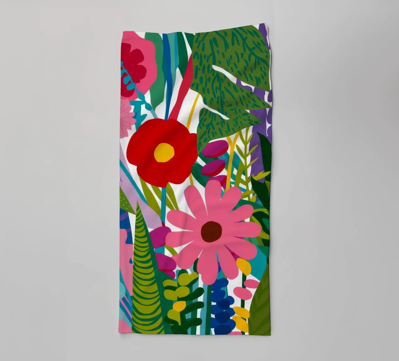 Levendige Jungle Symfonie badhanddoek van Fable Tempa