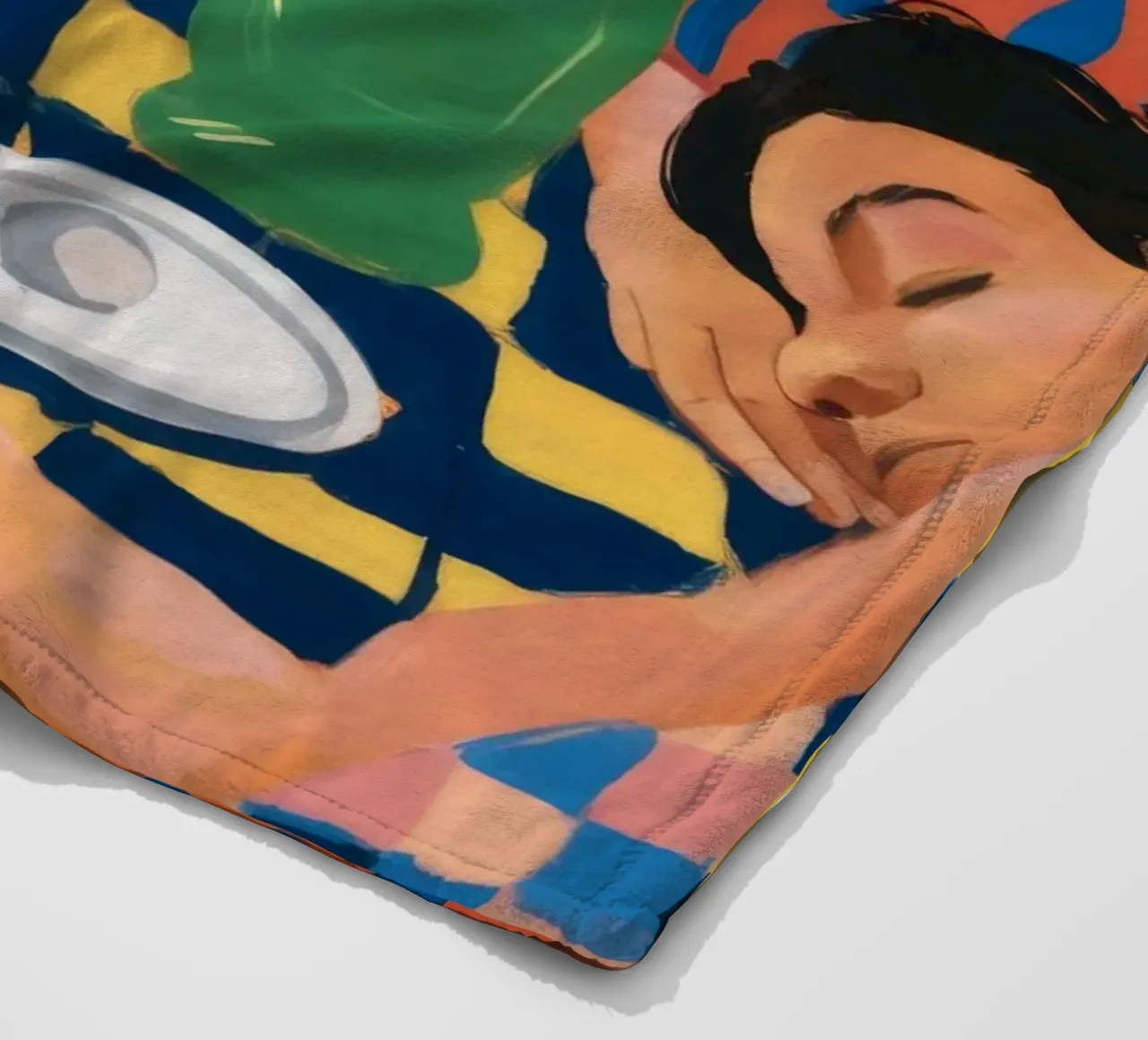 Sogno a scacchiera Riposo coperta in pile da Pan Denim