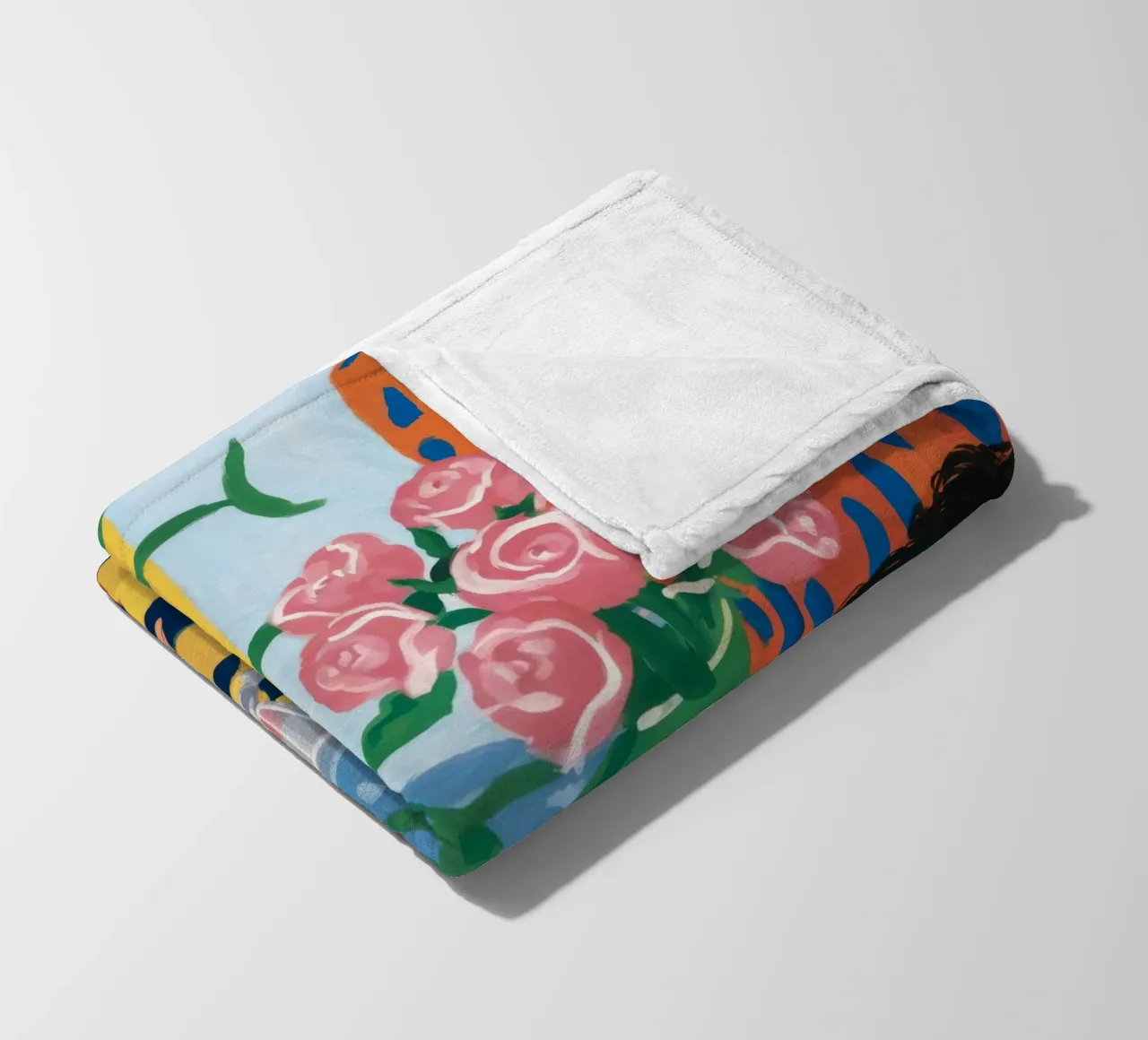 Sogno a scacchiera Riposo coperta in pile da Pan Denim