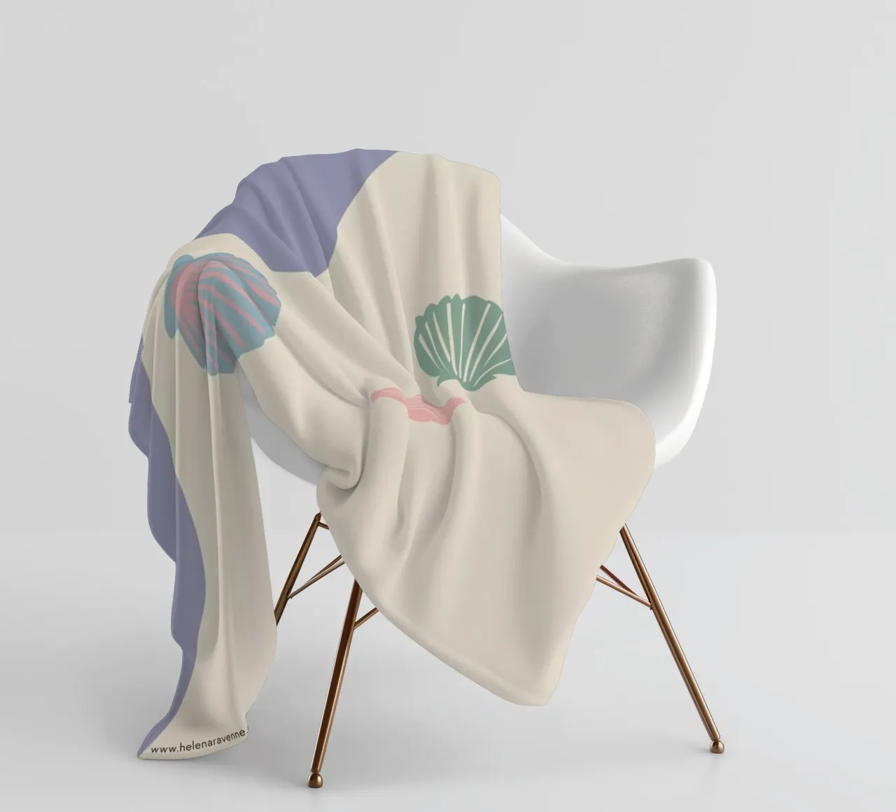 Muschel coperta in pile da Helena Ravenne