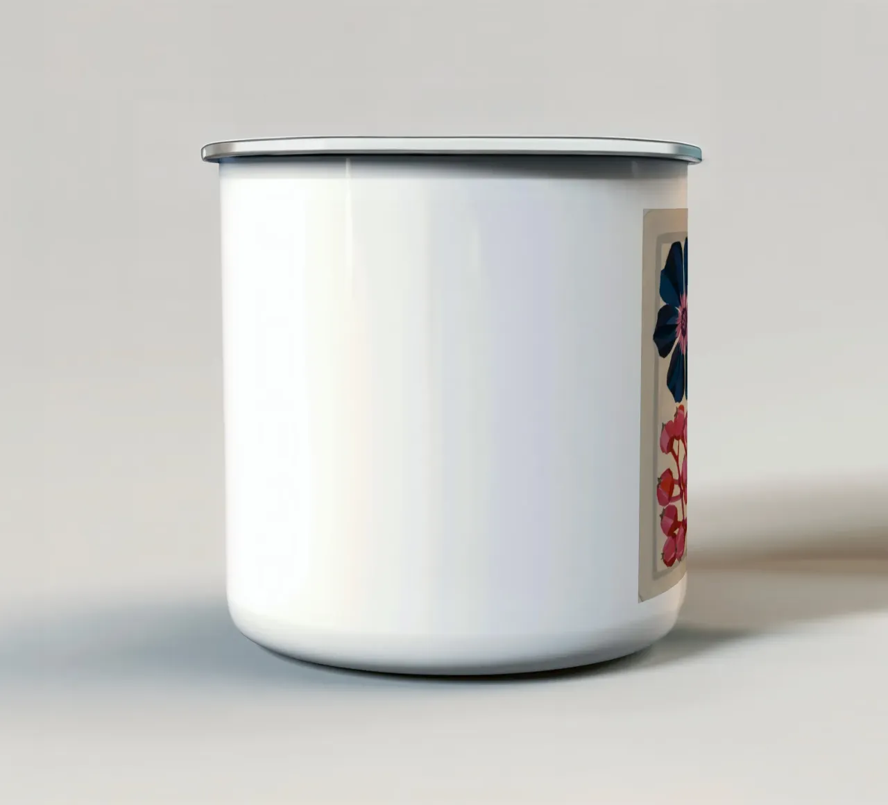 Grazia botanica decostruita tazza in smalto da Fable Tempa