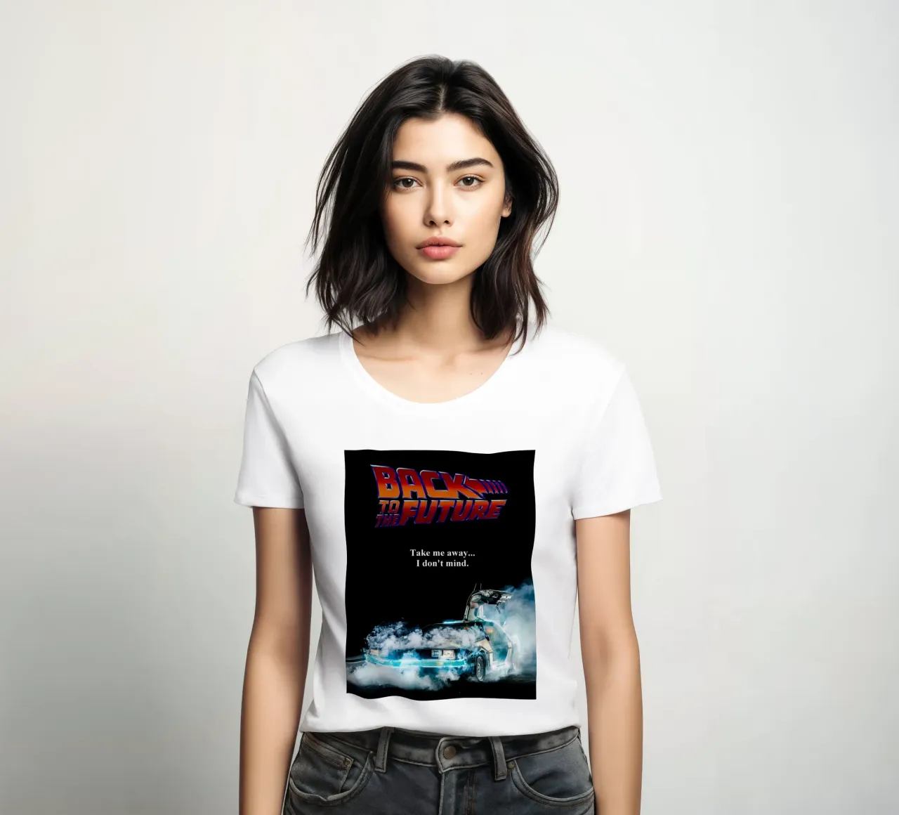 Take Me Away Back To The Future t-shirt ajusté pour femmes de yurdom