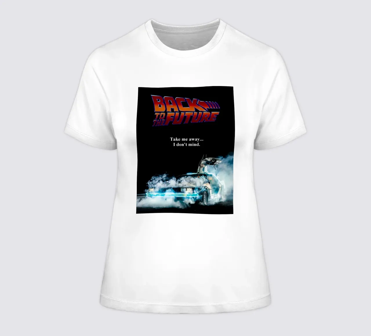 Take Me Away Back To The Future t-shirt ajusté pour femmes de yurdom