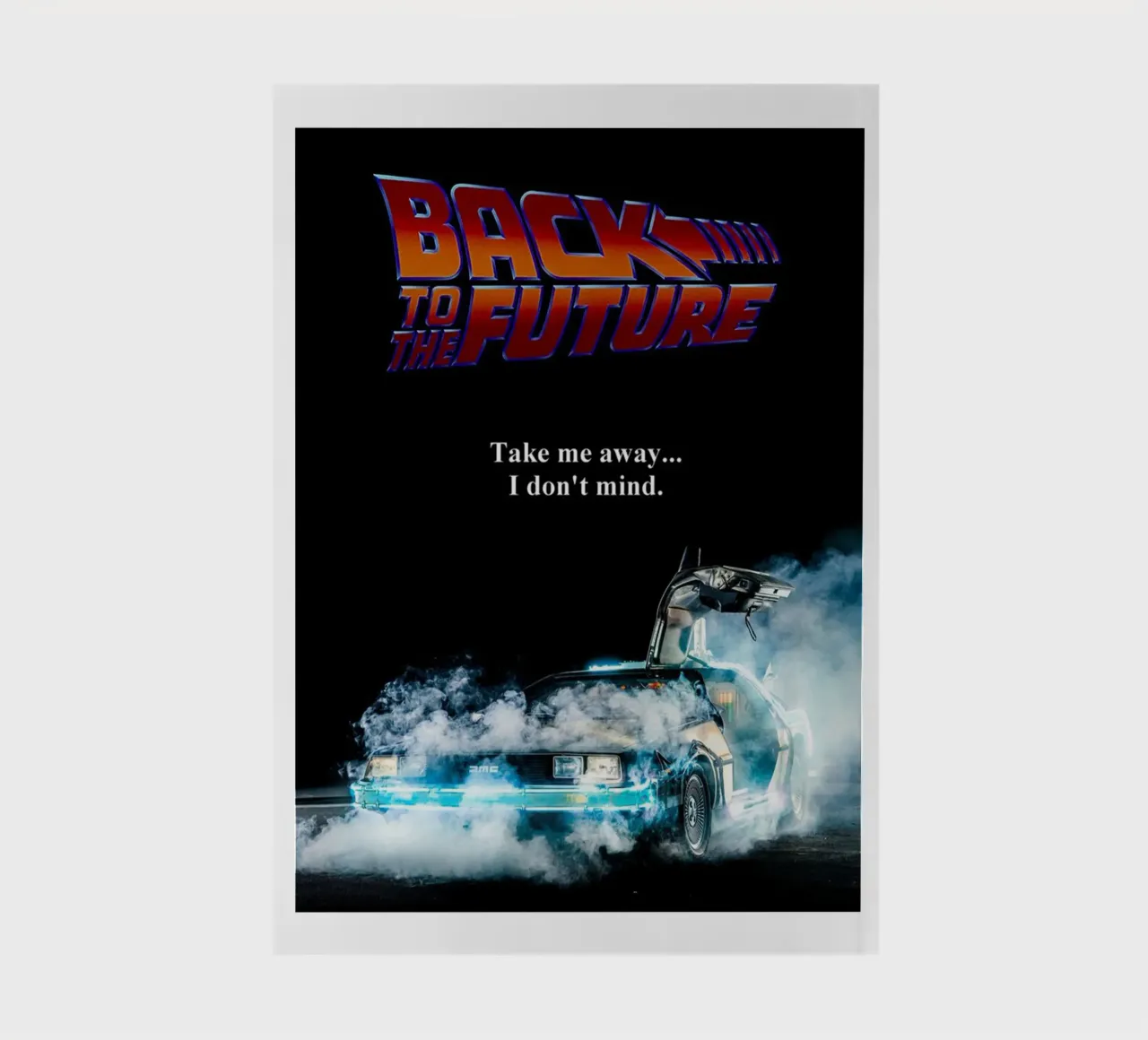 Take Me Away Back To The Future notebook by yurdom