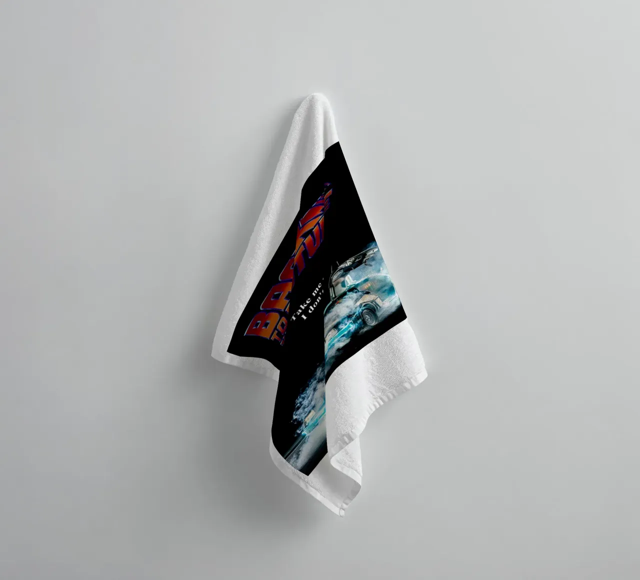 Take Me Away Back To The Future towel by yurdom