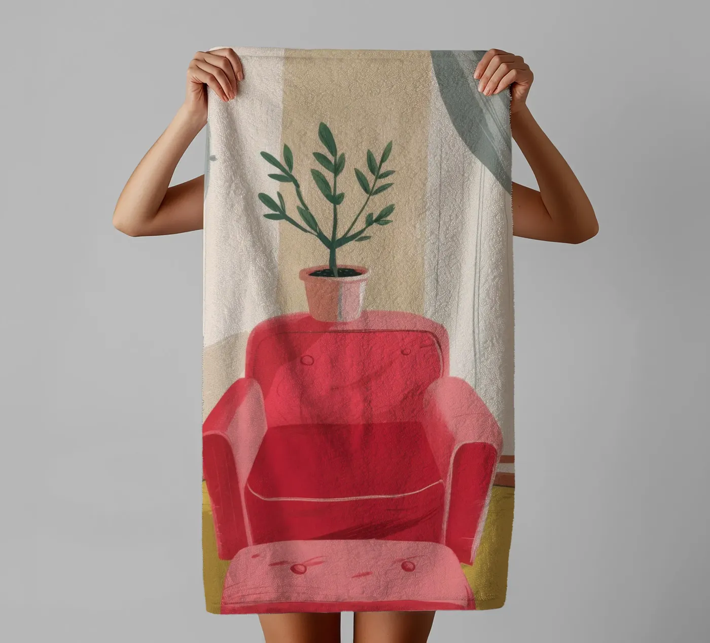 Window Light Reading towel by Pan Denim