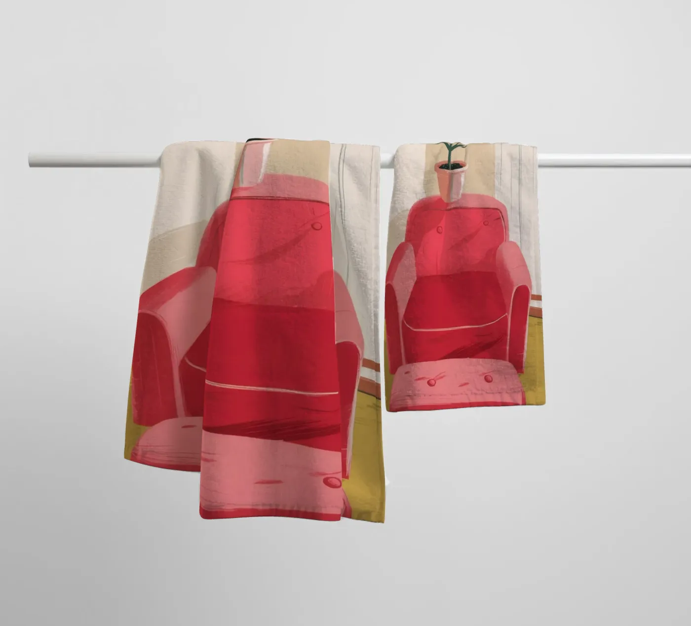 Window Light Reading towel by Pan Denim