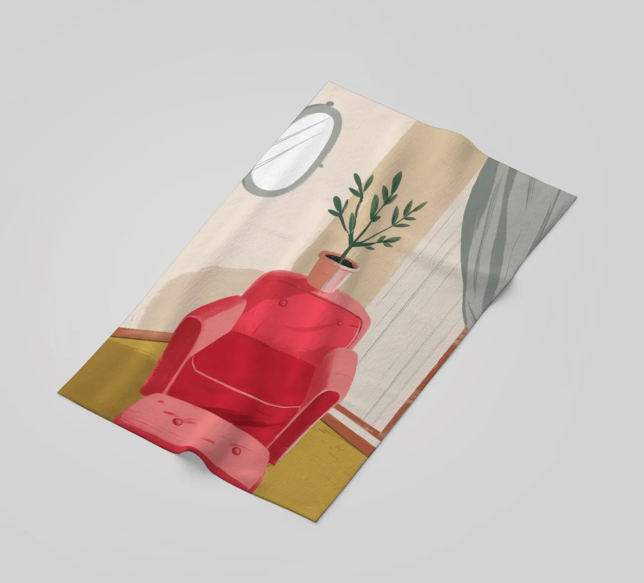 Lettura della luce della finestra telo mare da Pan Denim