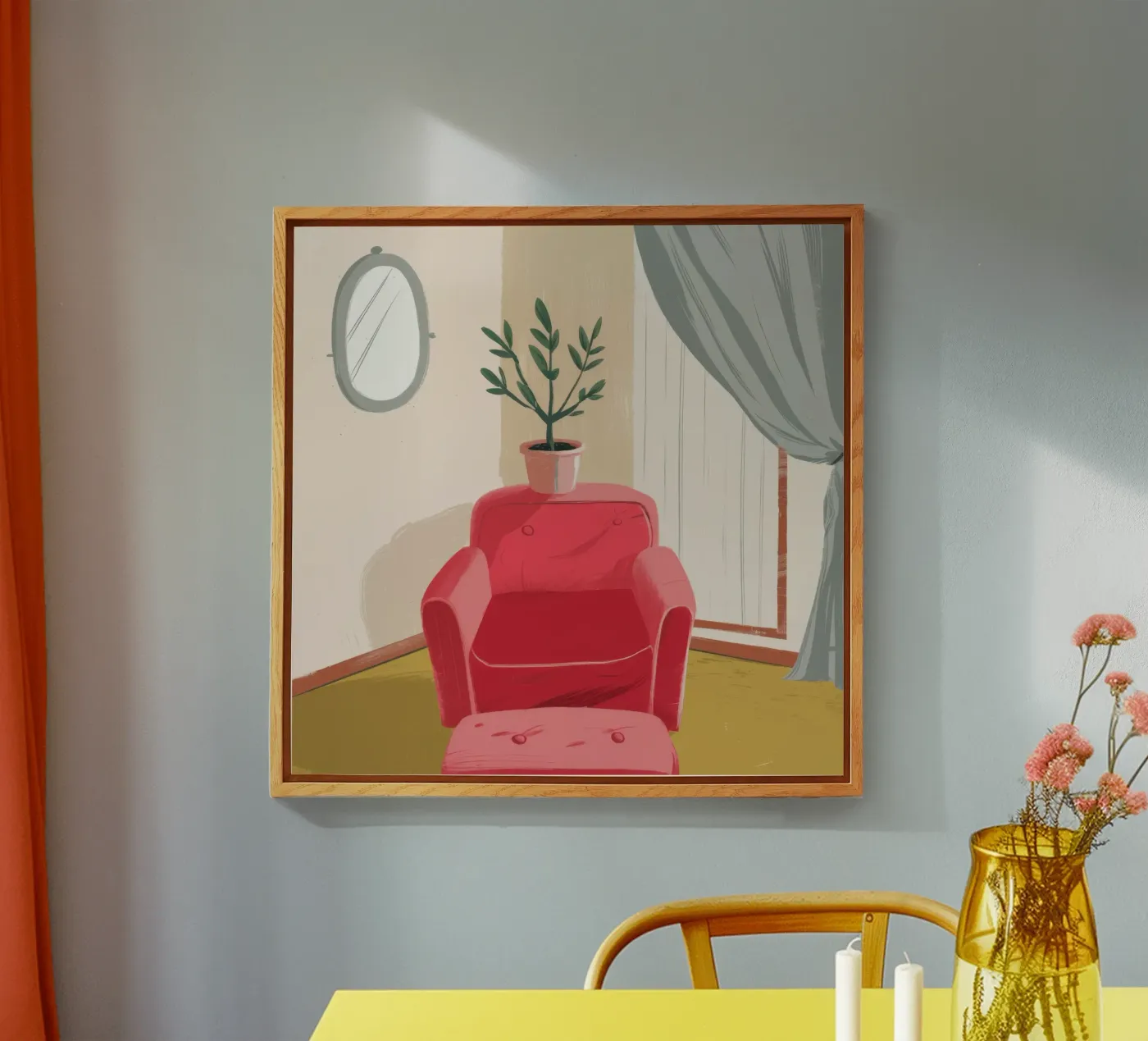 Window Light Reading Acryl-Glas von Pan Denim