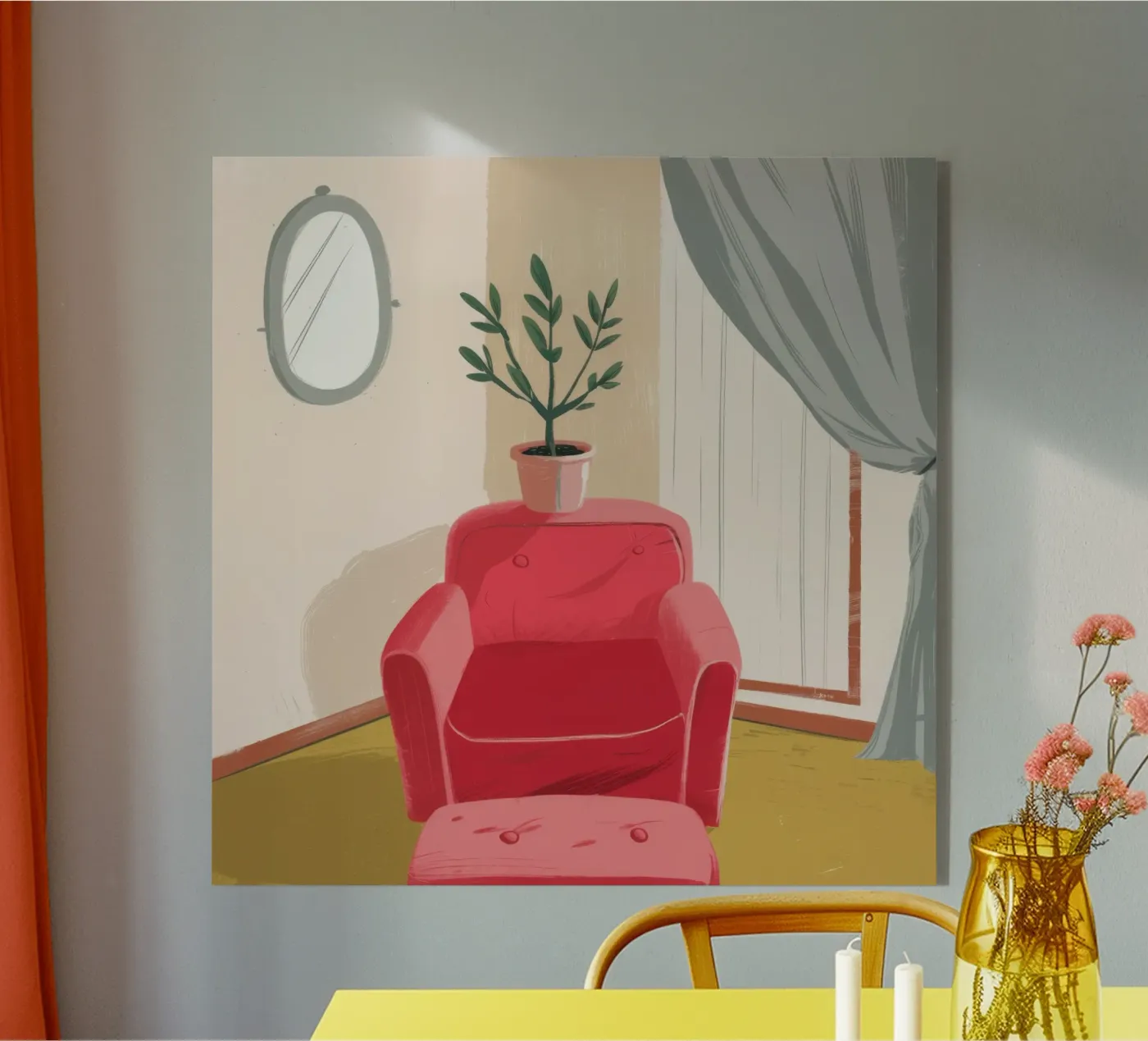 Window Light Reading Acryl-Glas von Pan Denim