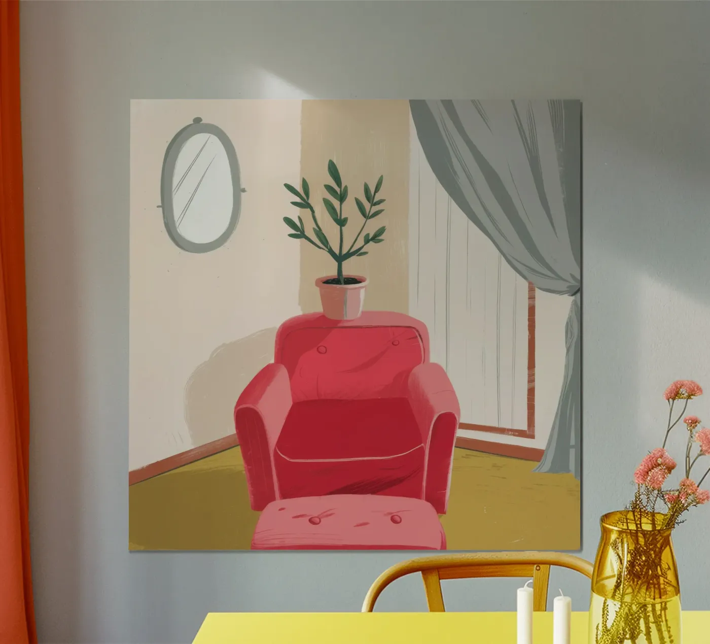 Window Light Reading poster by Pan Denim