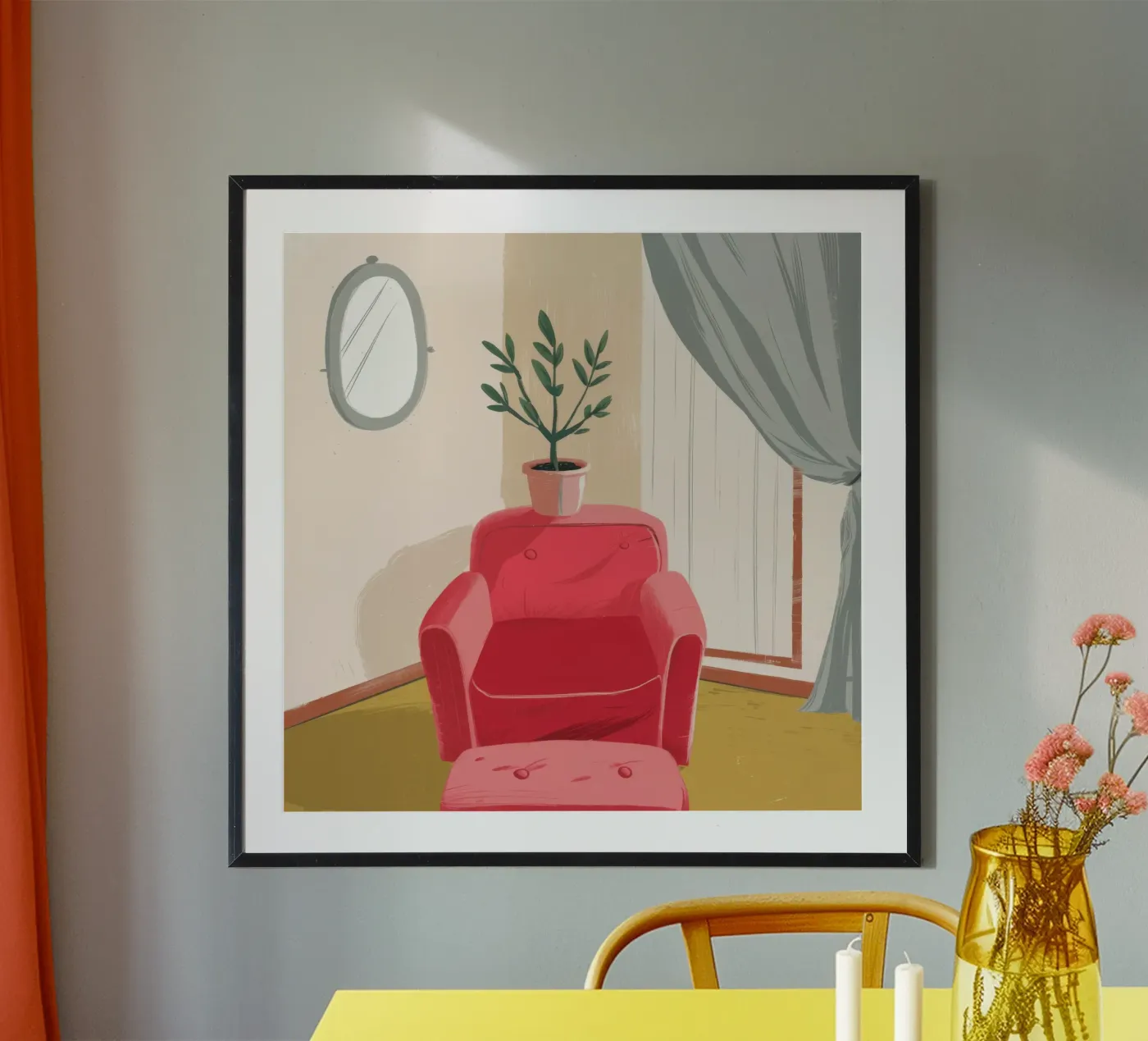 Window Light Reading poster by Pan Denim