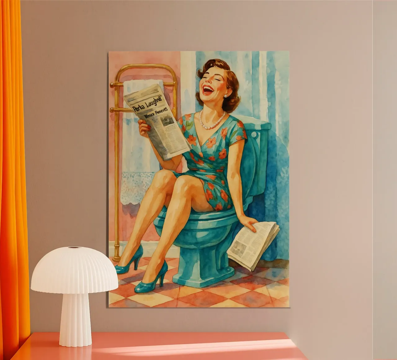 donne in bagno alluminio dibond da pakazi