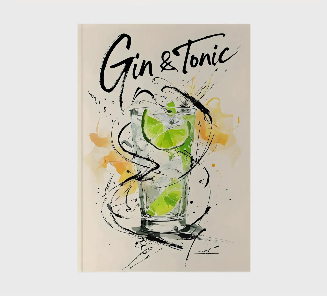 Gin e Tonic in acquerello diario da 🥝 KIWI STORE
