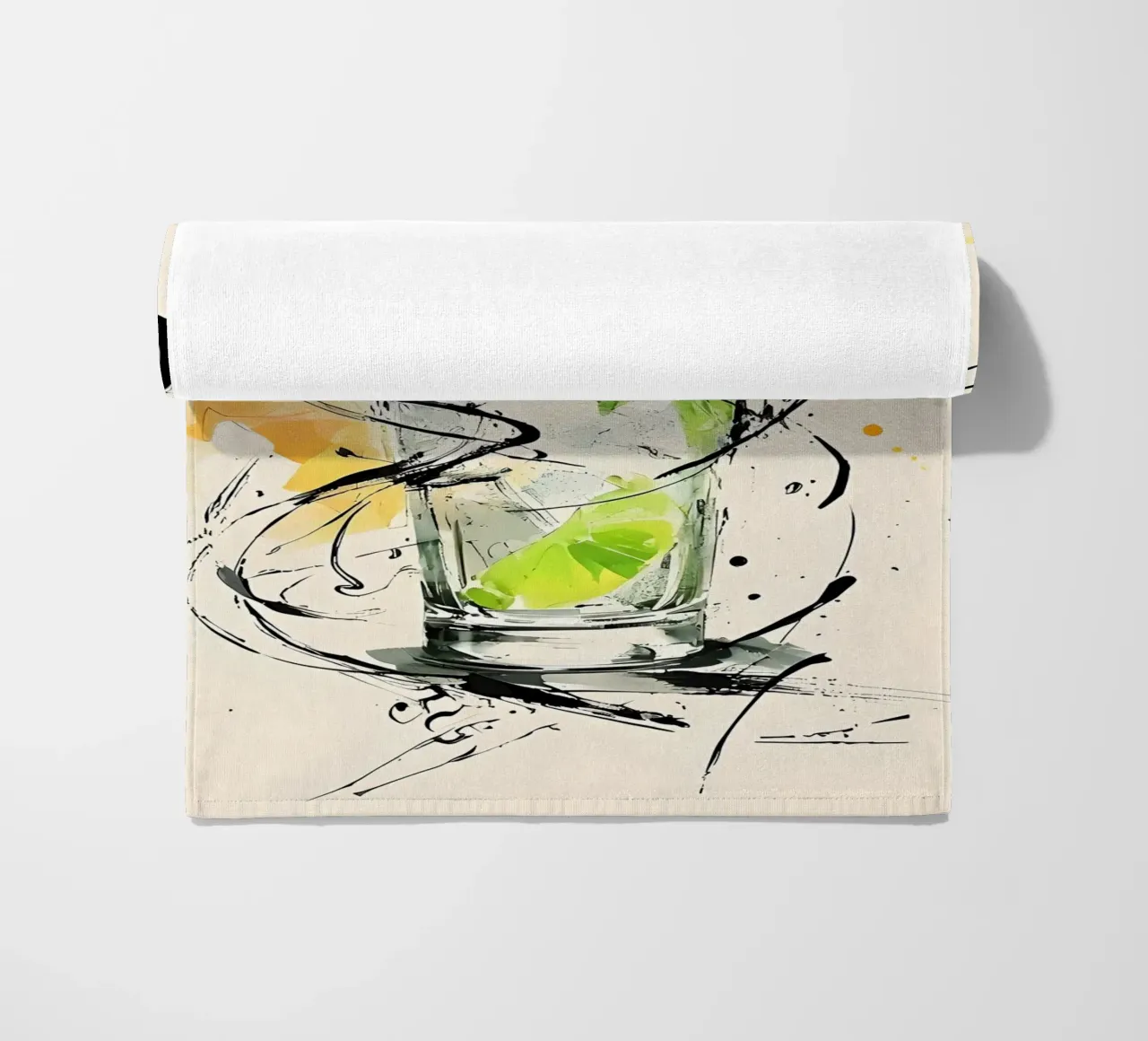 Gin e Tonic in acquerello telo mare da 🥝 KIWI STORE