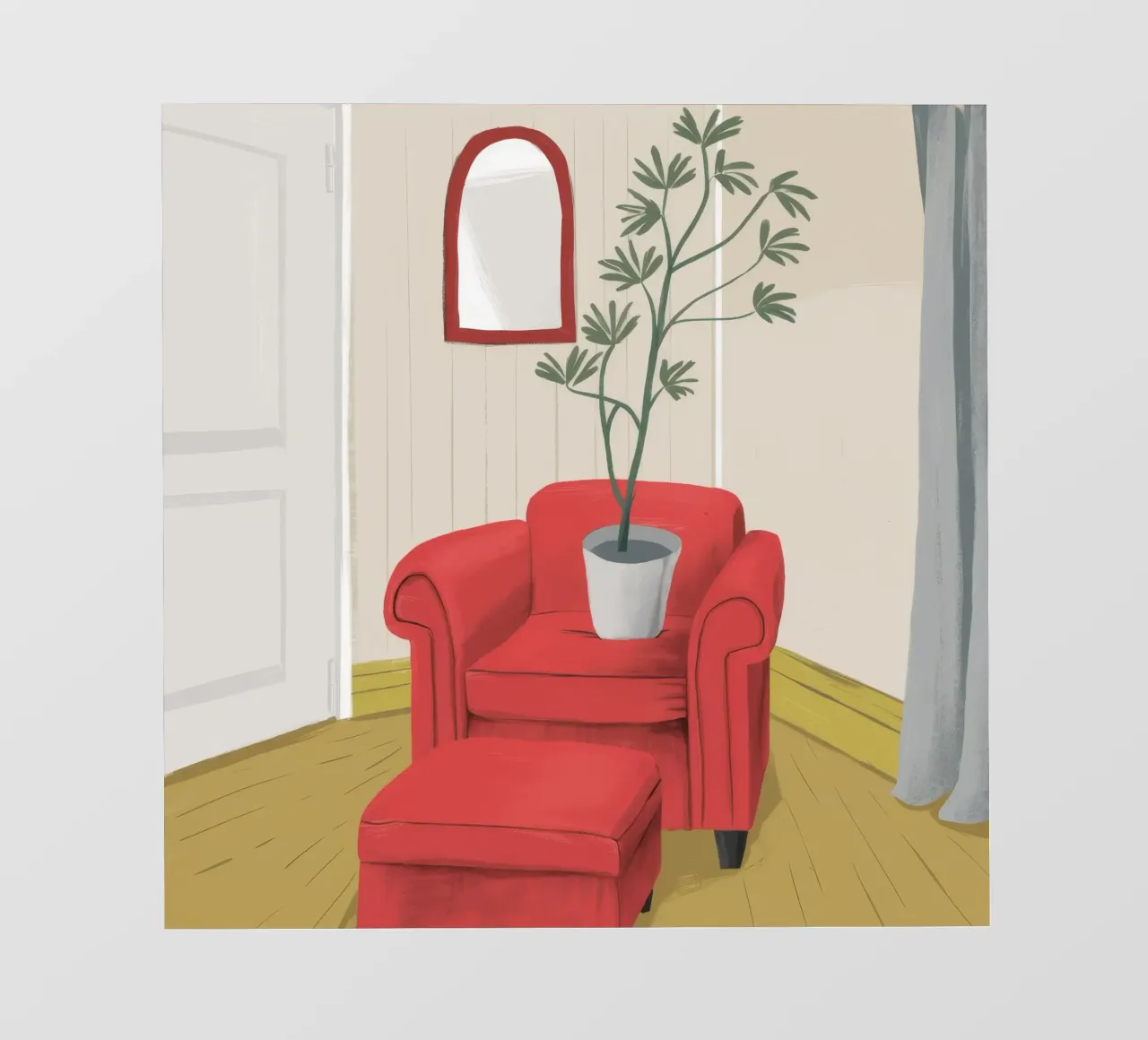 Sedia per piante di pomodoro telo in pvc da Pan Denim