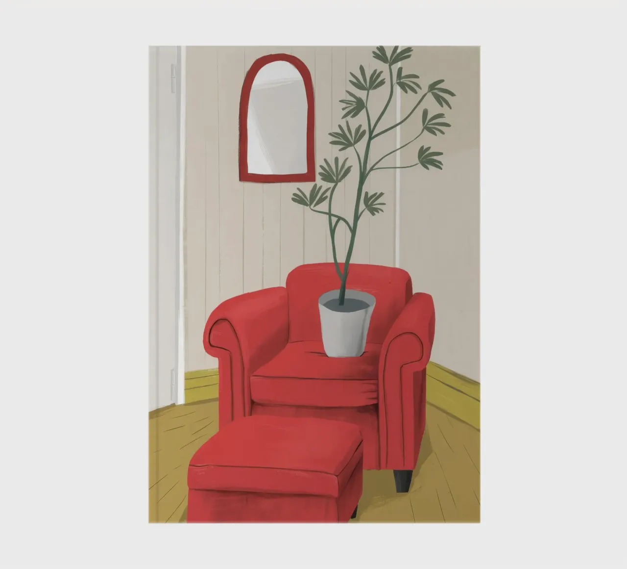 Tomato Plant Chair notebook by Pan Denim