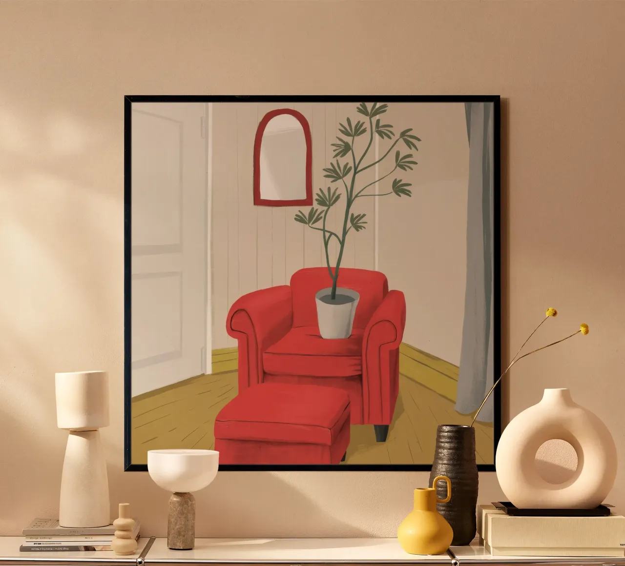 Sedia per piante di pomodoro carta hahnemühle da Pan Denim