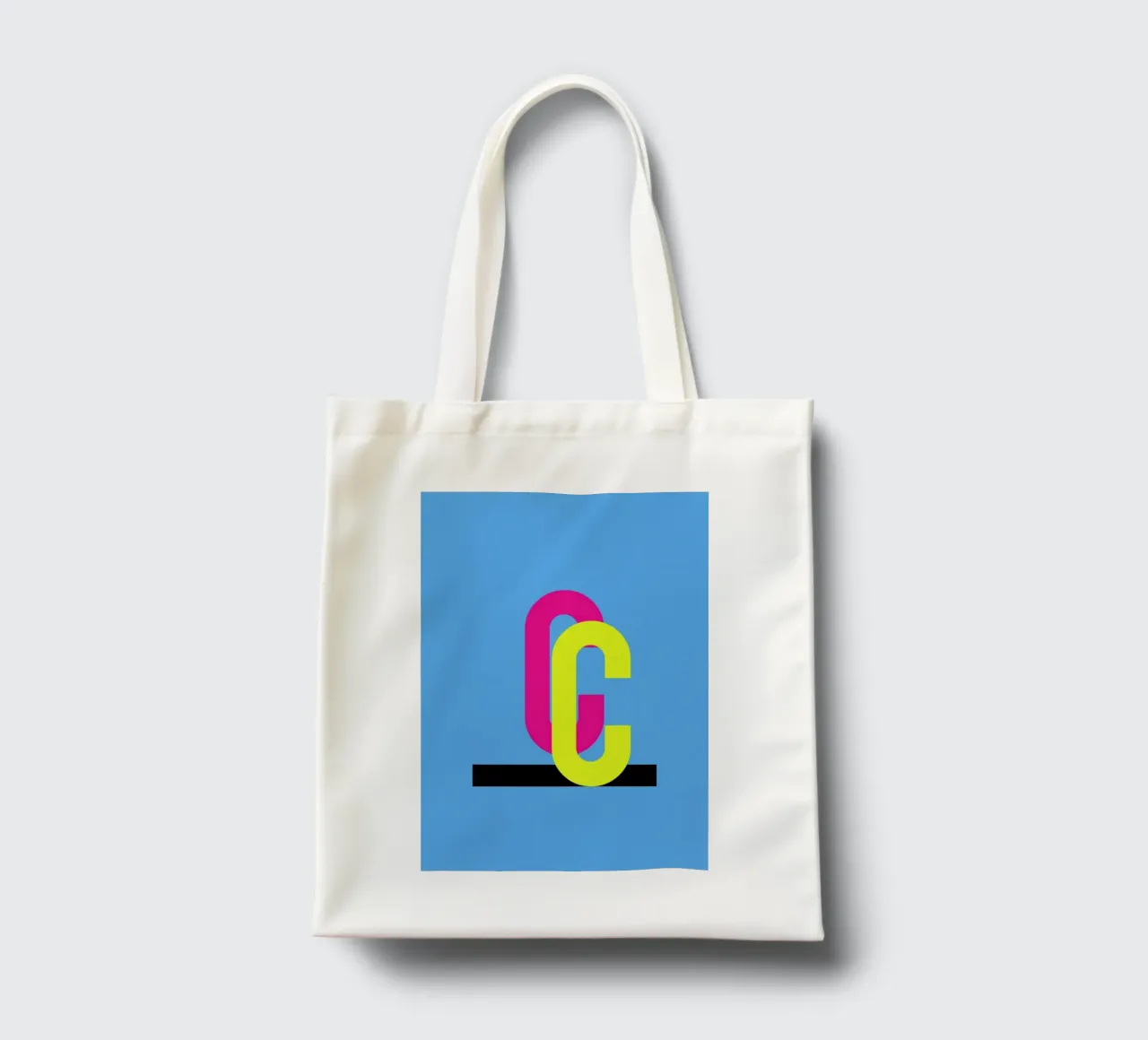 CMYK-C borsa in juta da Matěj Kašpar Jirásek