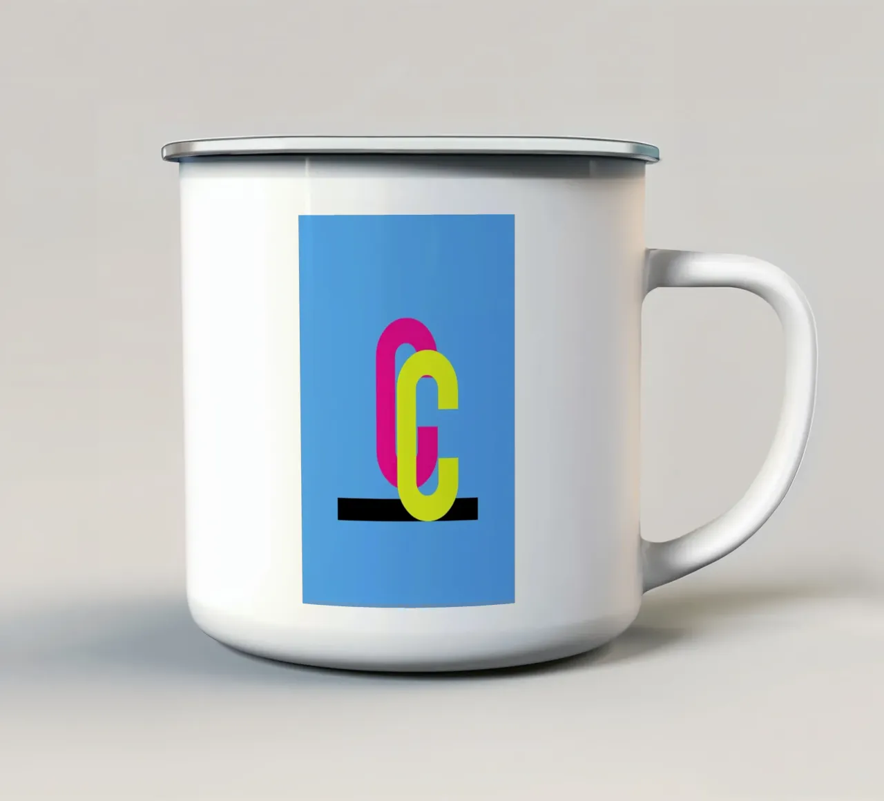 CMYK-C tazza in smalto da Matěj Kašpar Jirásek