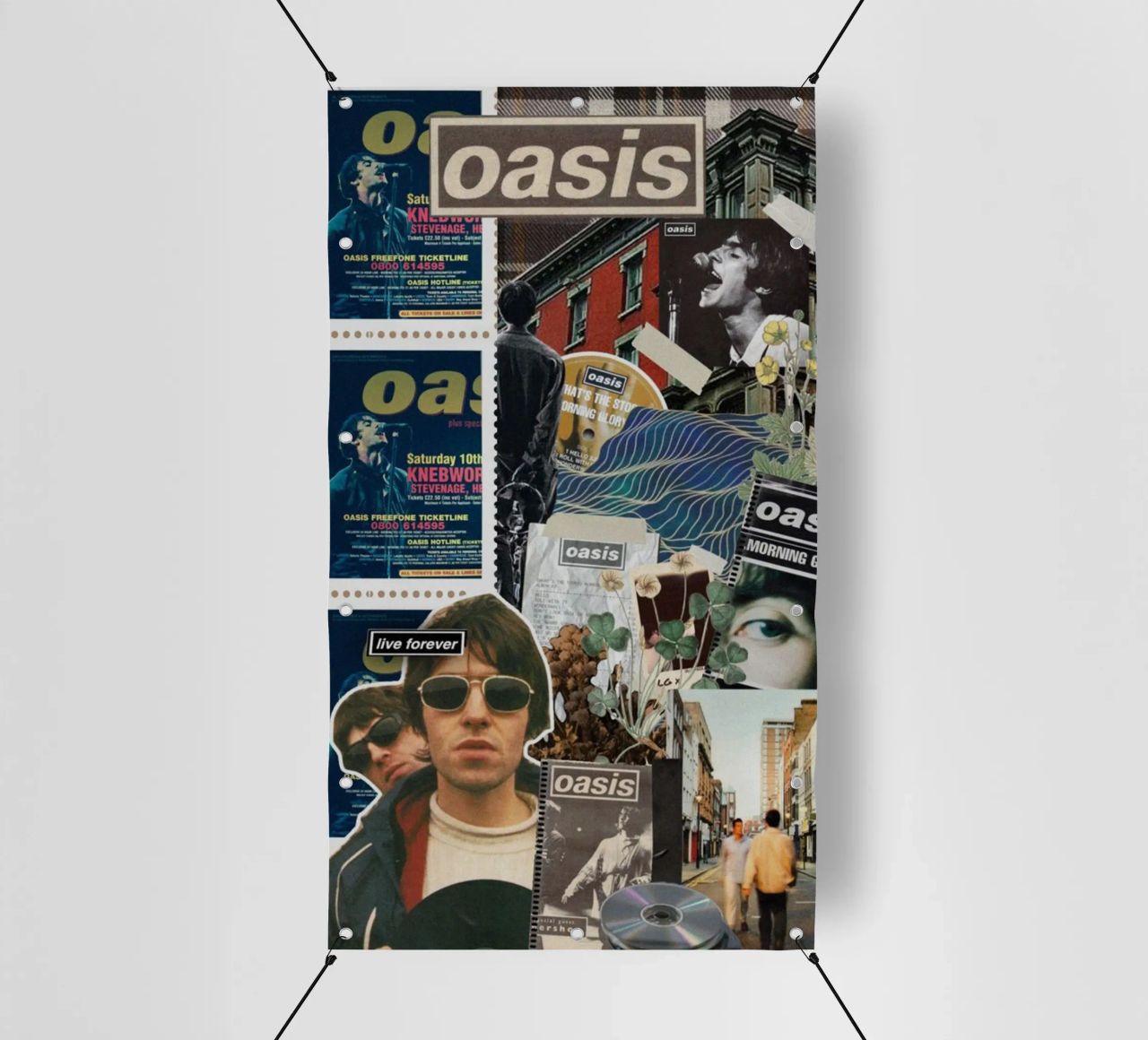 Wonderwall riecheggia nello stadio telo in pvc da volth