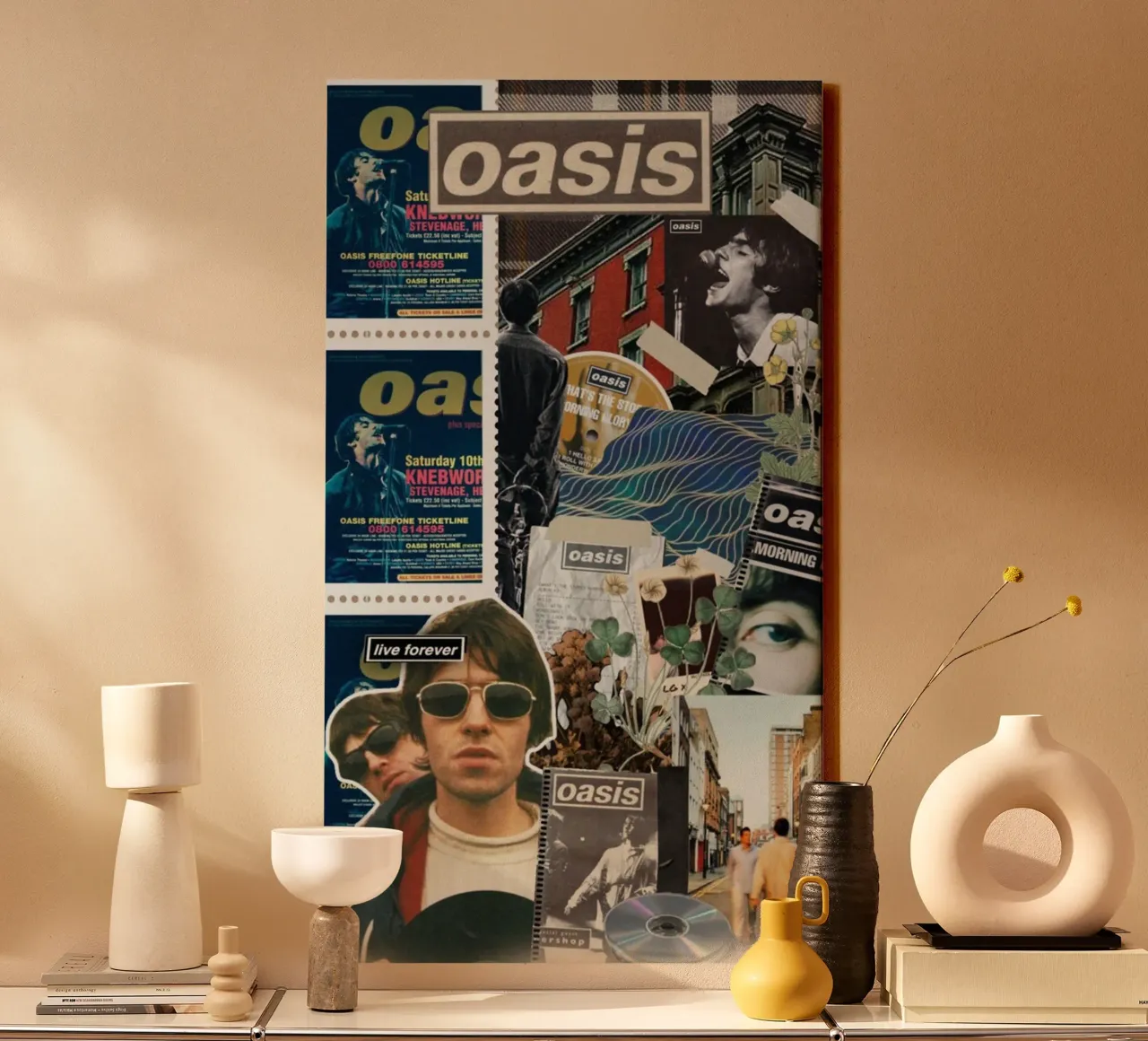 Wonderwall Echoes in Stadium canvas by volth