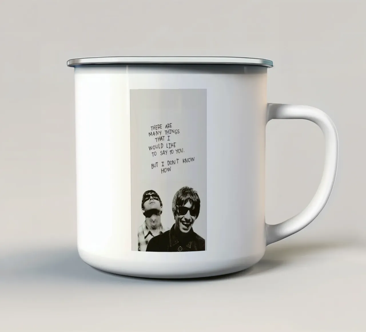 Sogni britpop sul palco tazza in smalto da volth