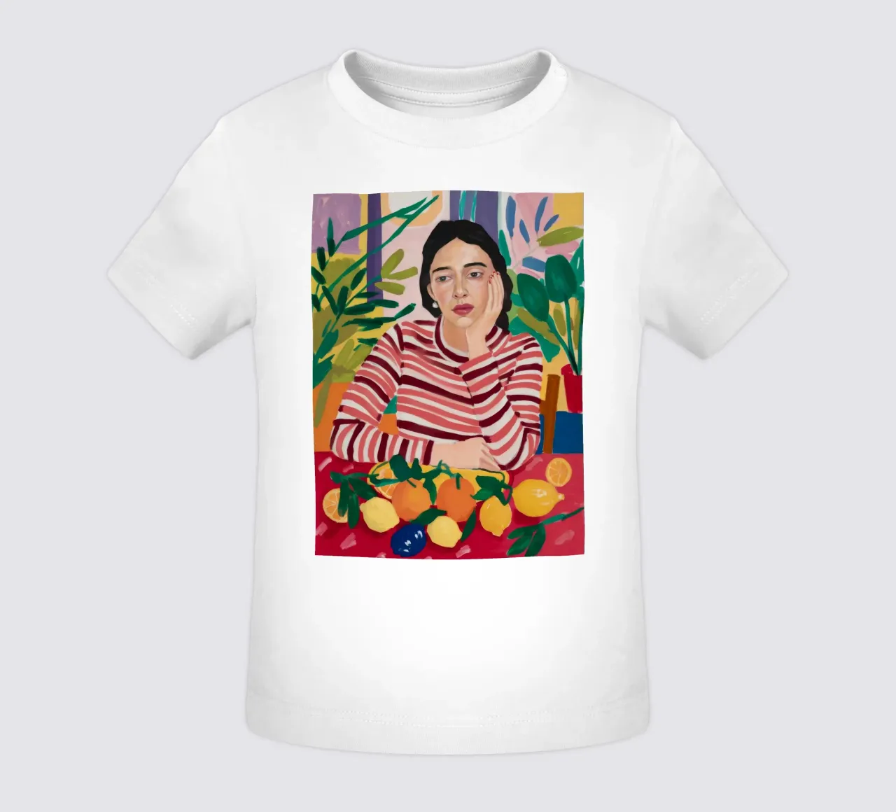 Camicia a righe Stillness maglietta neonato da Fable Tempa