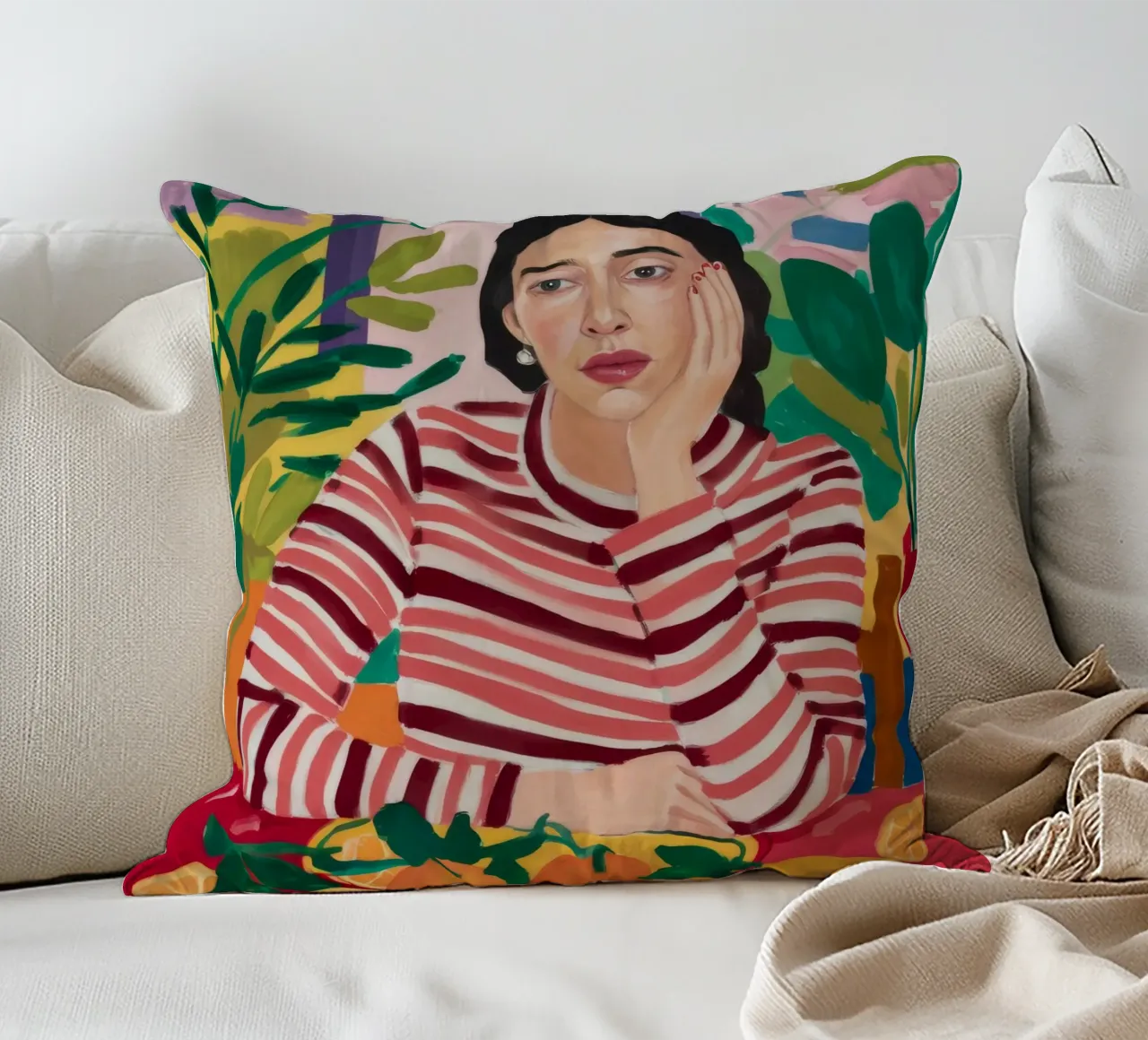 Camicia a righe Stillness cuscino da Fable Tempa