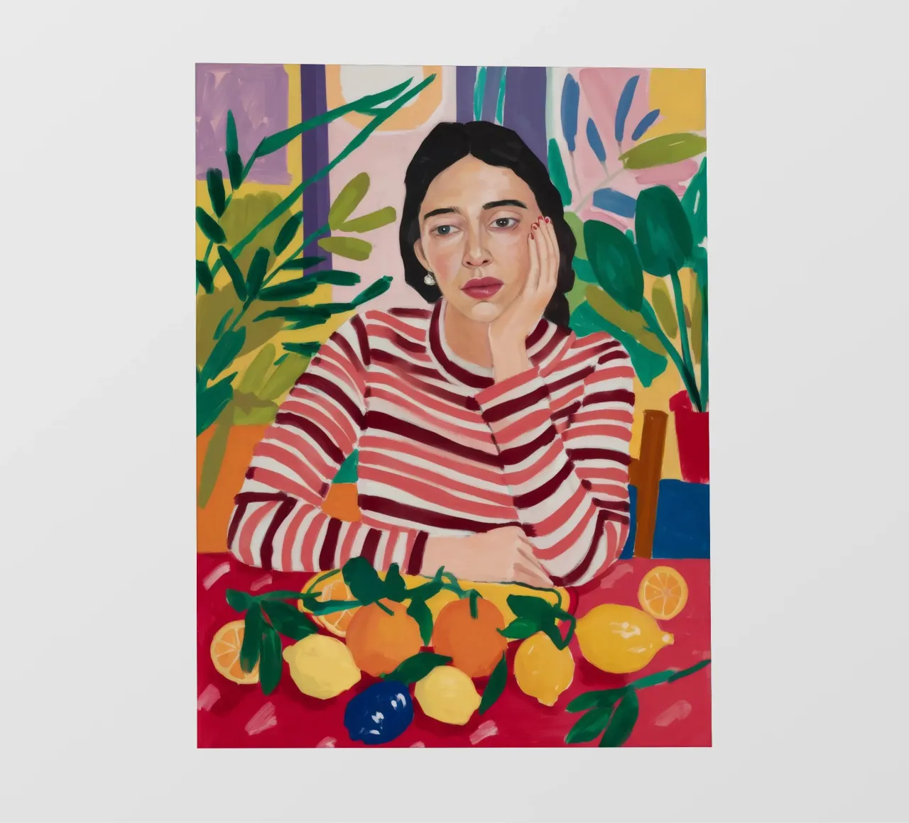 Camicia a righe Stillness telo in pvc da Fable Tempa