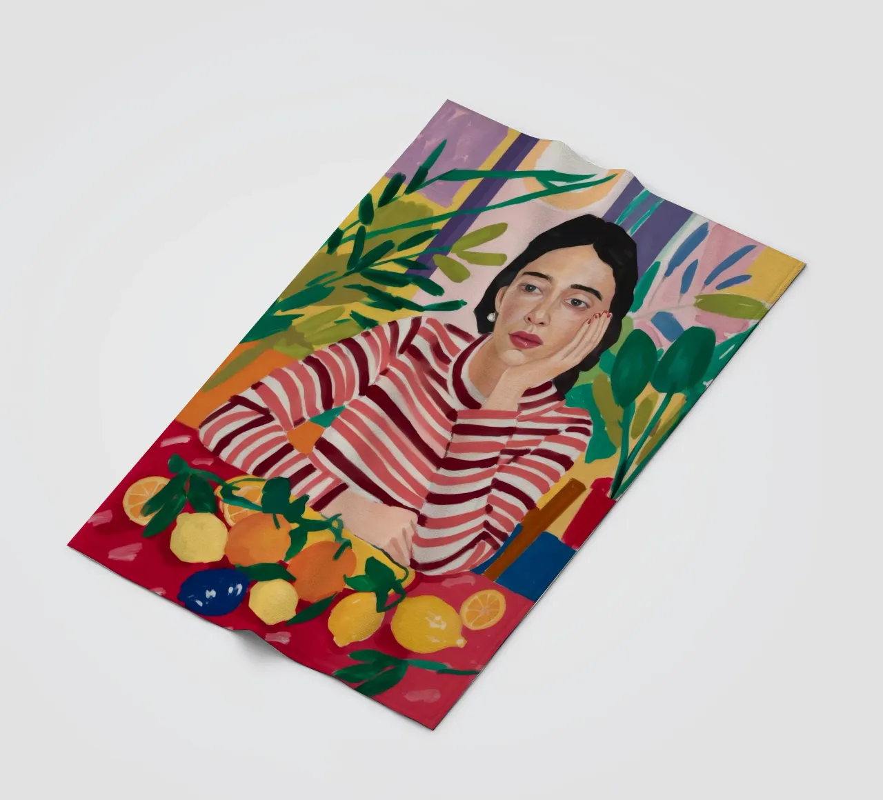 Camicia a righe Stillness coperta in pile da Fable Tempa