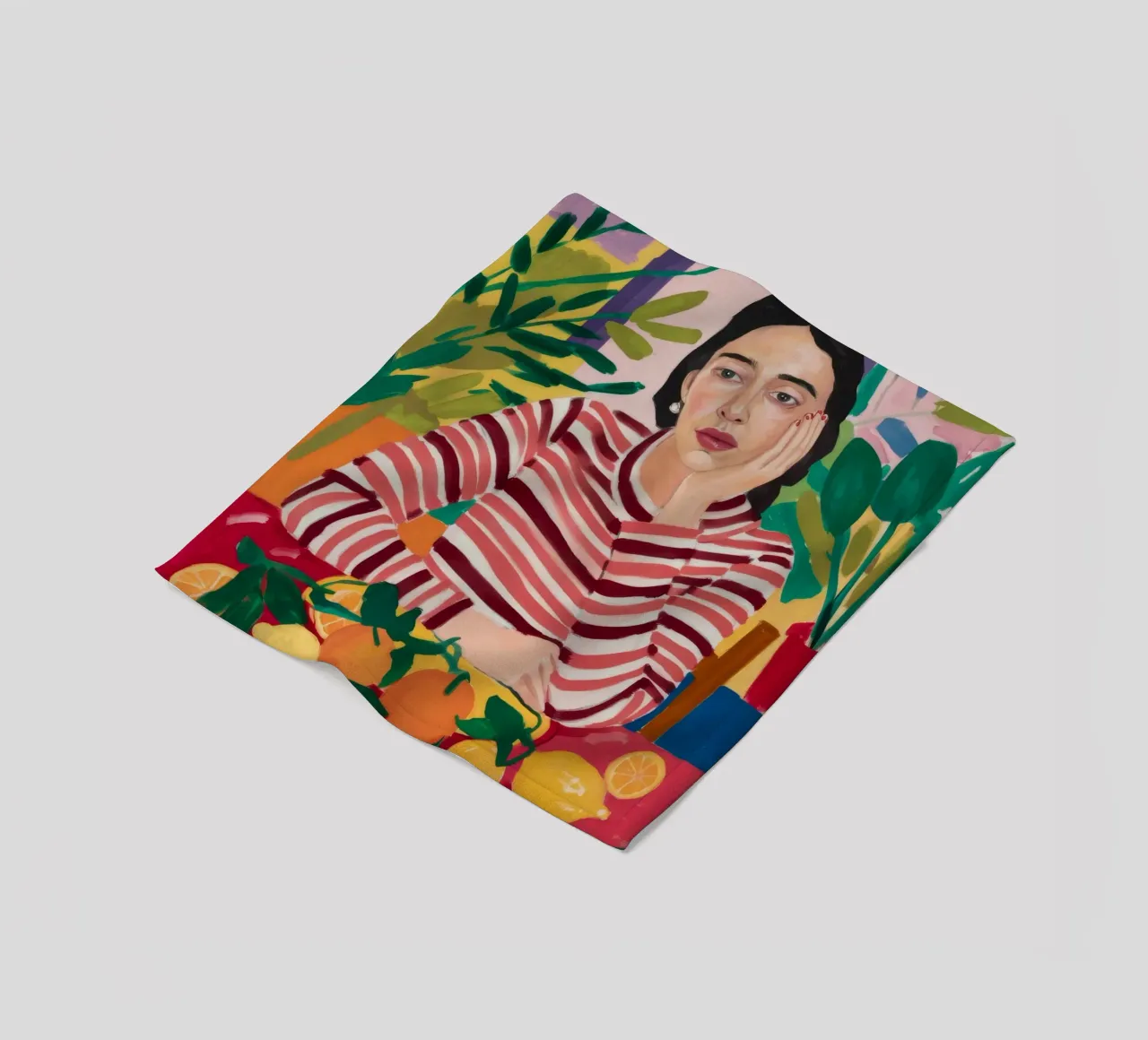 Camicia a righe Stillness coperta in pile da Fable Tempa