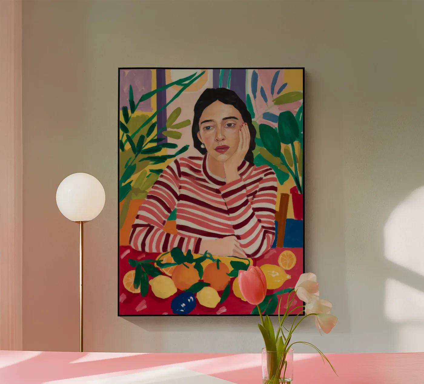 Camicia a righe Stillness plexiglass da Fable Tempa