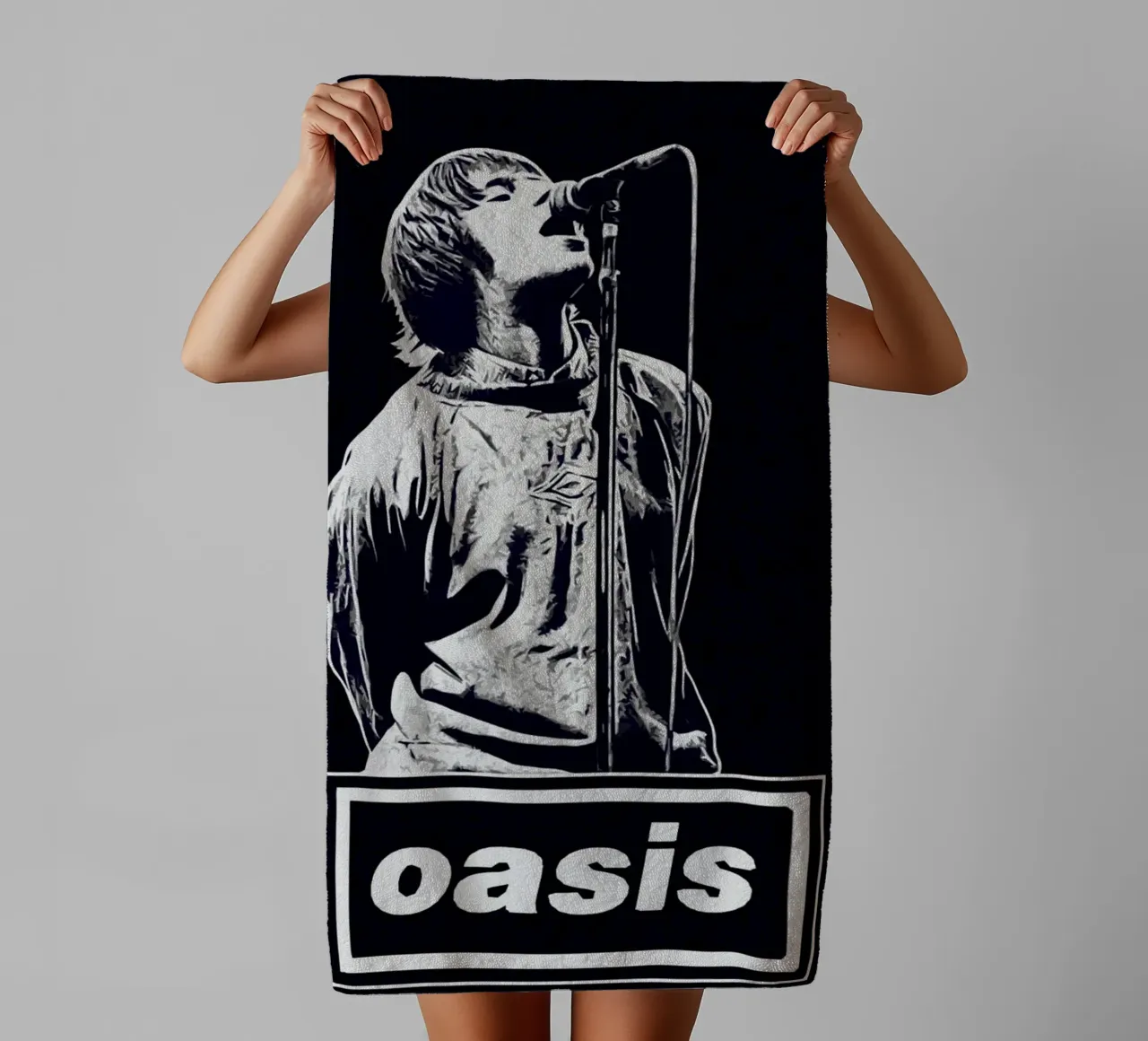 Live Forever Oasis Night towel by volth