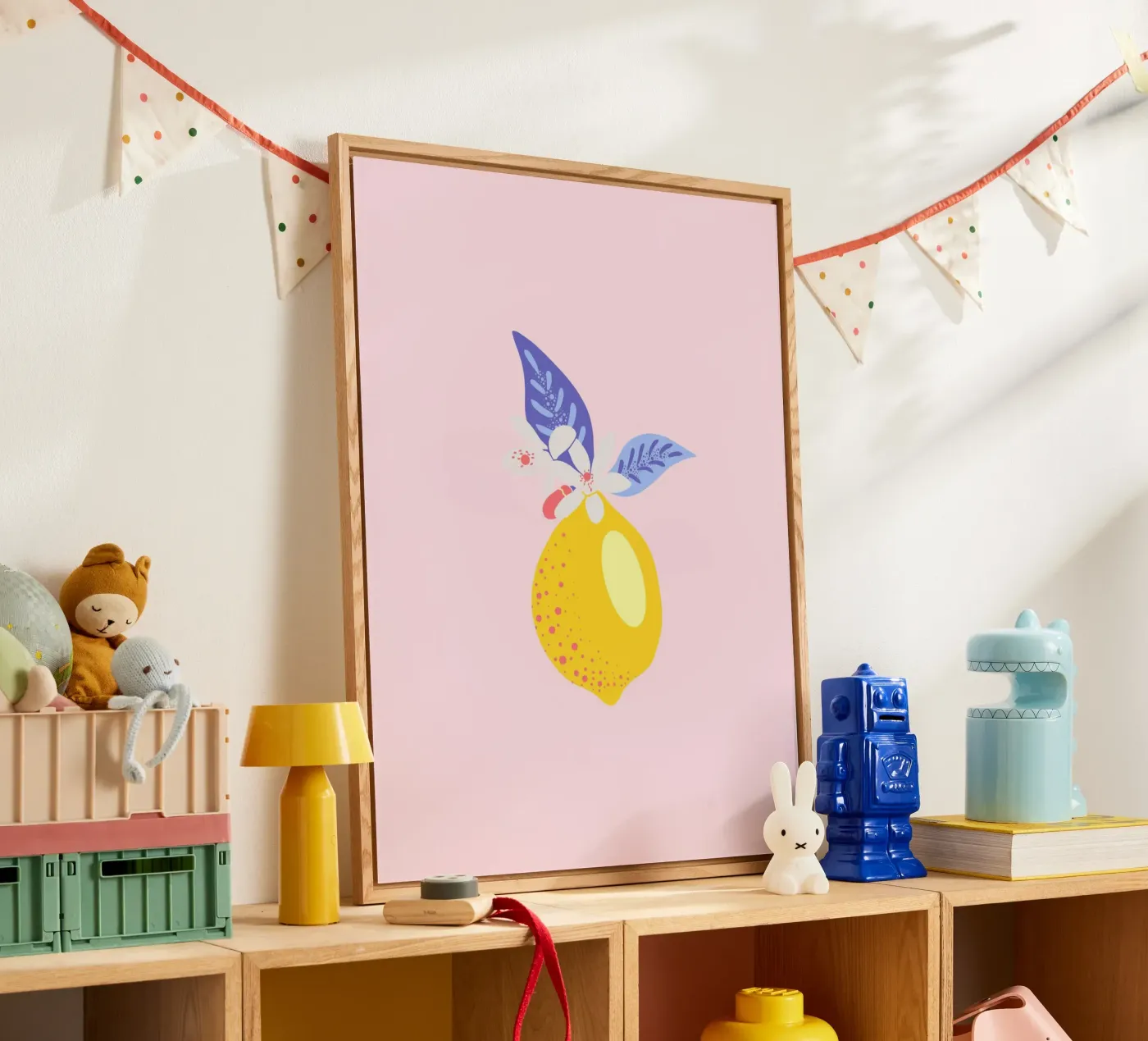 ZITRONE acryl van Anastasia Mattern