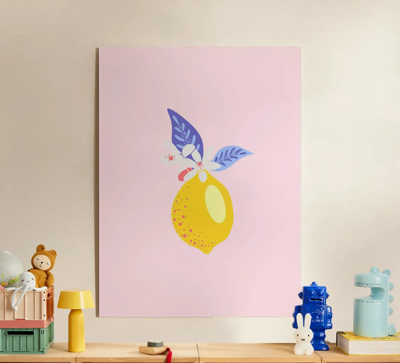 ZITRONE acryl van Anastasia Mattern