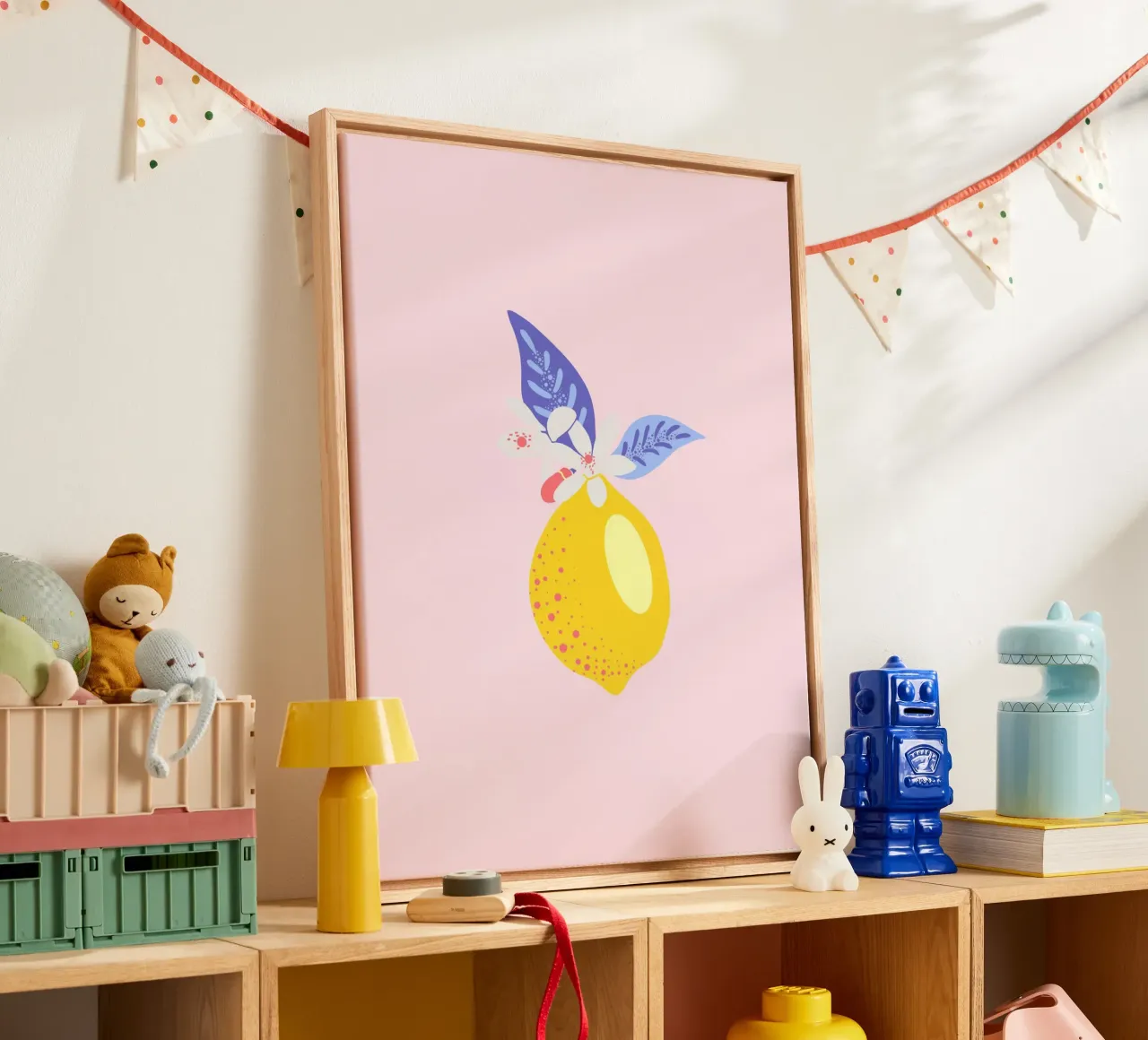 ZITRONE toile de Anastasia Mattern